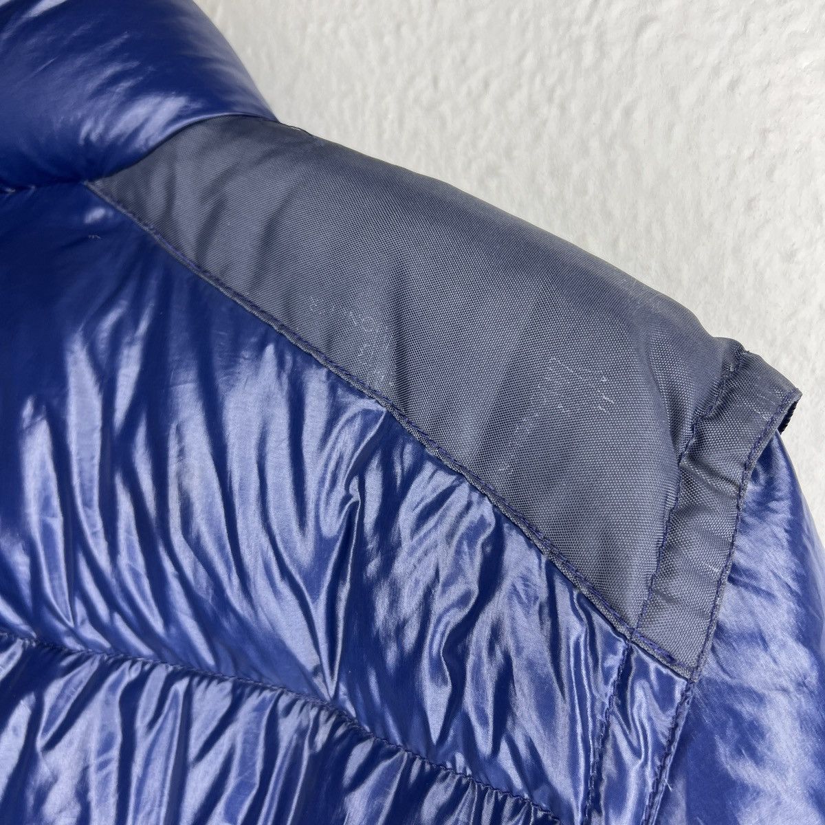Moncler Vintage Puffer Down Jacket Navy Logo 2in1 AUTHENTIC