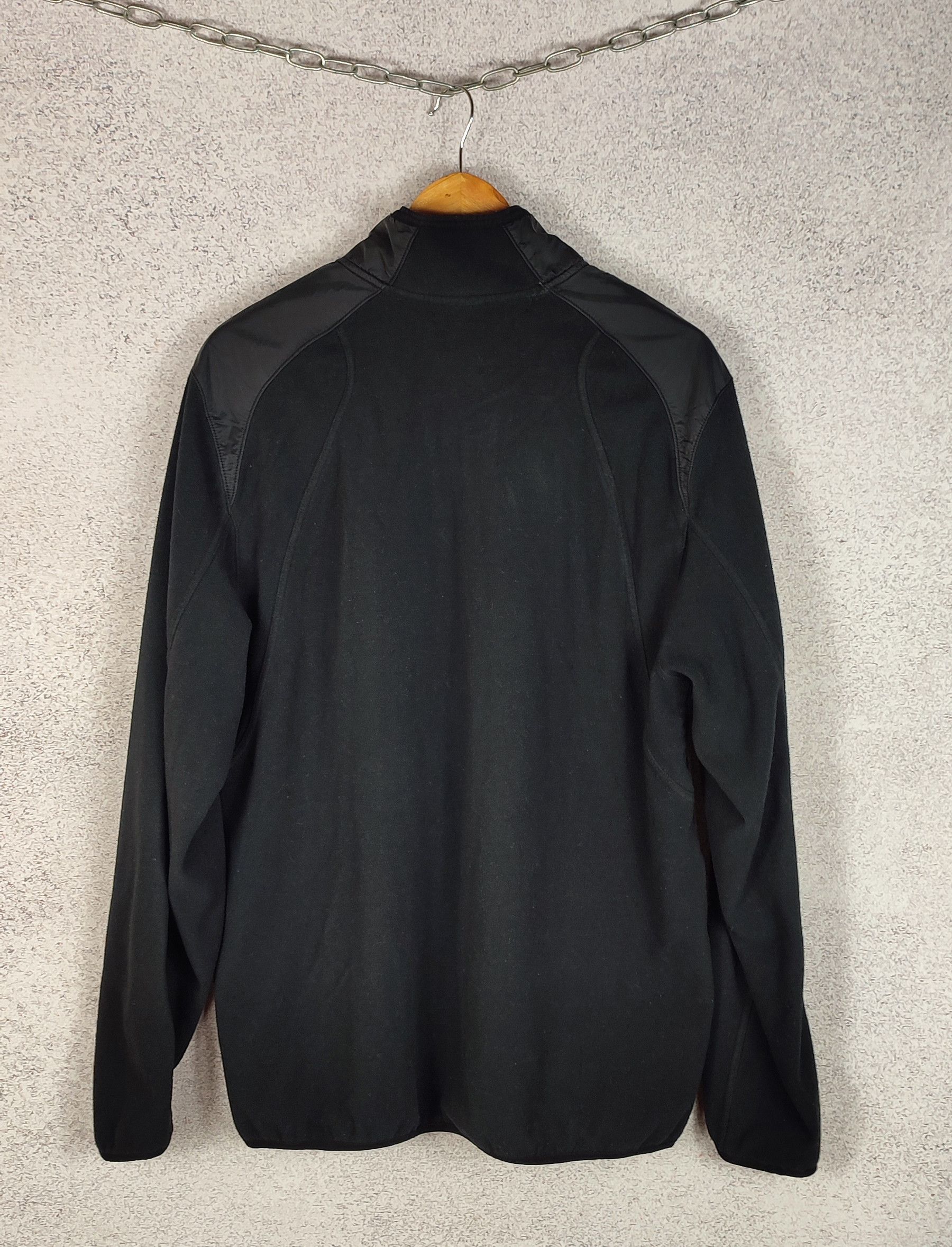 Nike 🔥 Nike Fleece Zip Jacket Vintage Black y2k Therma Fit Size US L / EU 52-54 / 3 - 7 Thumbnail