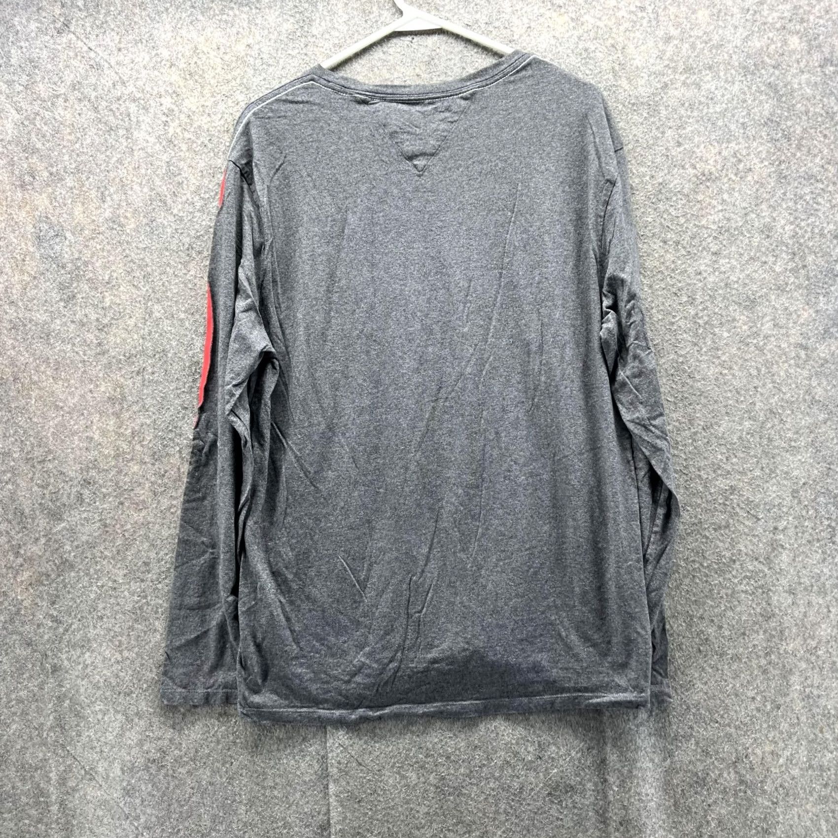 Tommy Hilfiger Tommy Hilfiger Sweater Men Large Embroidered Logo Gray Pullover Fleece Crew Neck Size US L / EU 52-54 / 3 - 3 Thumbnail