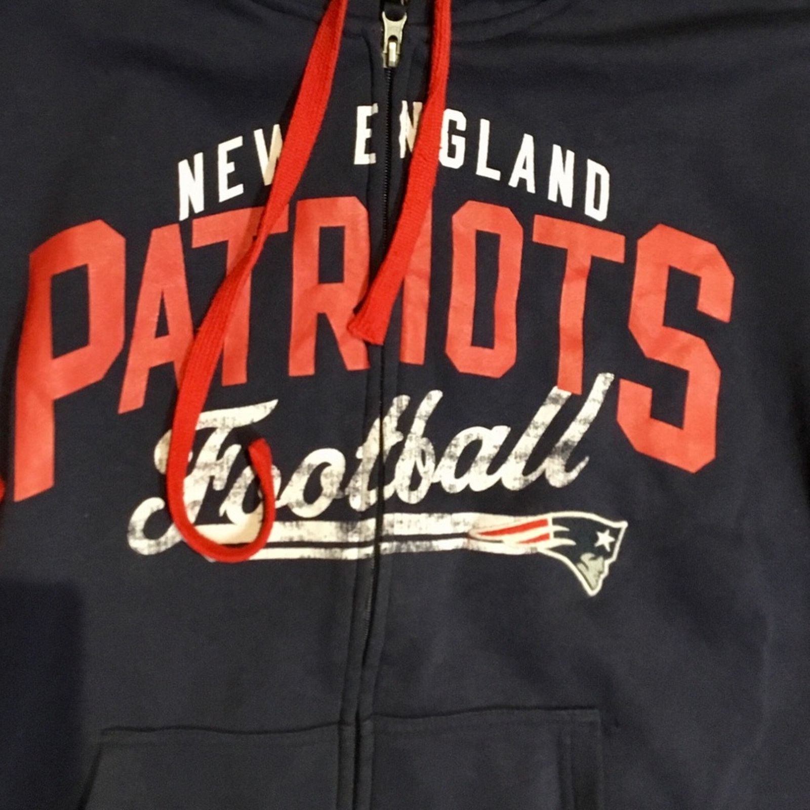 NFL NFL Patriots Zip Up Hoodie Size US XL / EU 56 / 4 - 2 Thumbnail