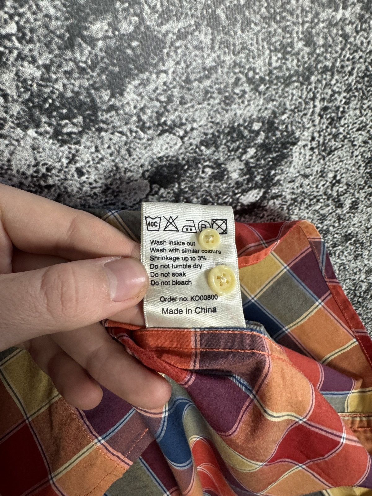 NN07 NN07 Derek Long Sleeve Plaid Shirt Button Up Multicolor Sz L Size US L / EU 52-54 / 3 - 8 Thumbnail