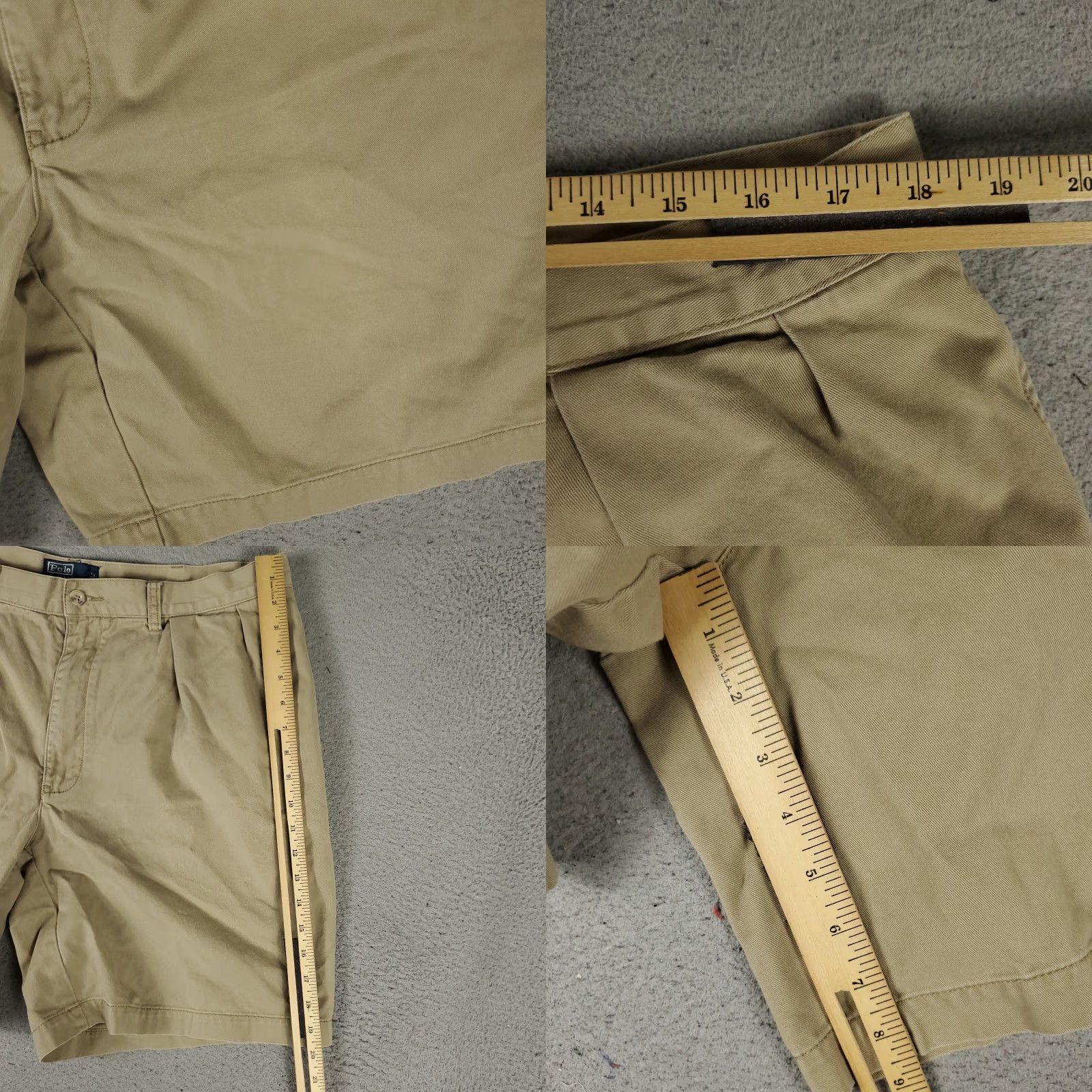 Ralph Lauren Ralph Lauren Chino Shorts Mens Size 38 Beige Pleated Casual Regular Fit Size US 32 / EU 48 - 8 Thumbnail