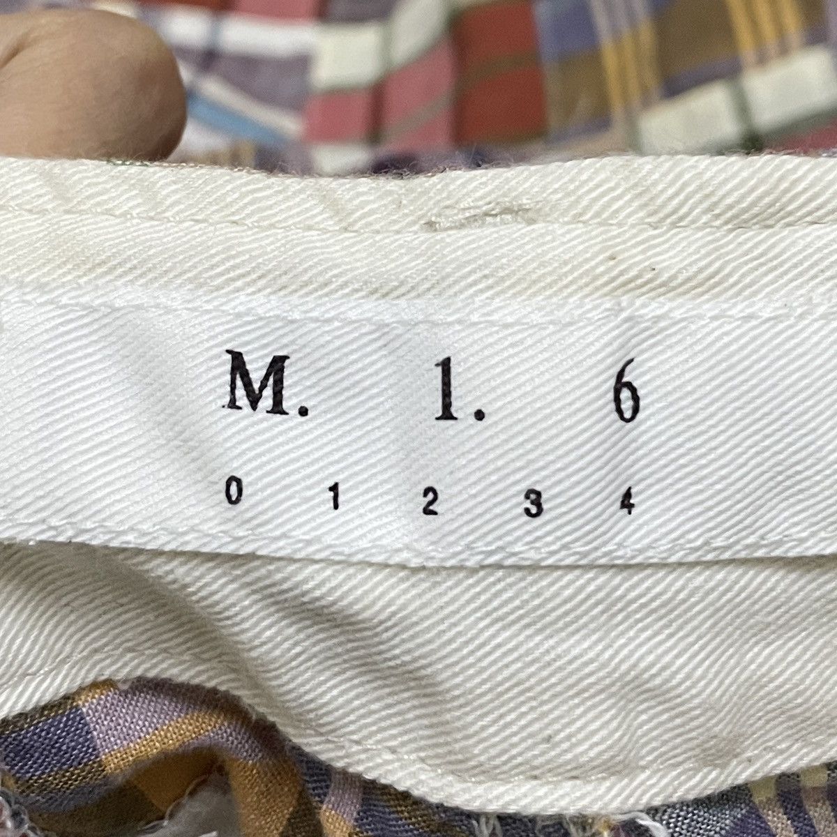 Japanese Brand × Vintage Very Rare Vintage Japanese Brand M.1.6 Patchwork Pants 1990s Size US 30 / EU 46 - 9 Thumbnail