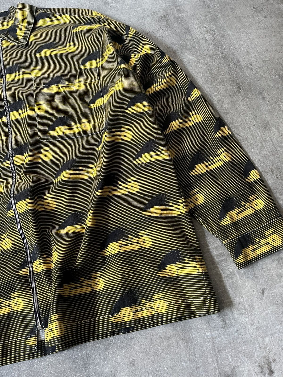 Prada Prada S/S 15 racing all over zip jacket yellow black Size US XL / EU 56 / 4 - 3 Thumbnail