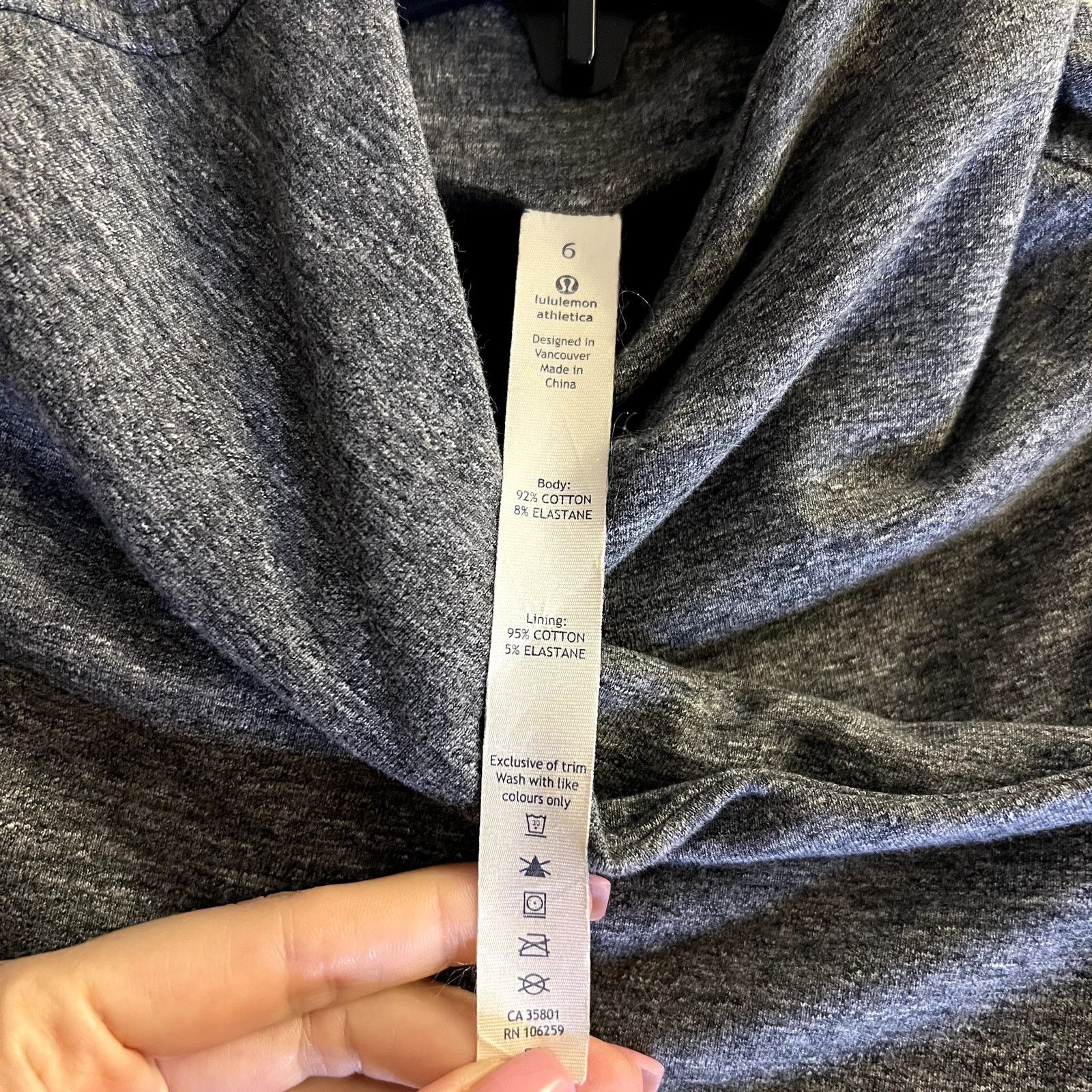 Lululemon Lululemon That’s A Wrap Jacket Top Grey Size 6 Size M / US 6-8 / IT 42-44 - 4 Thumbnail