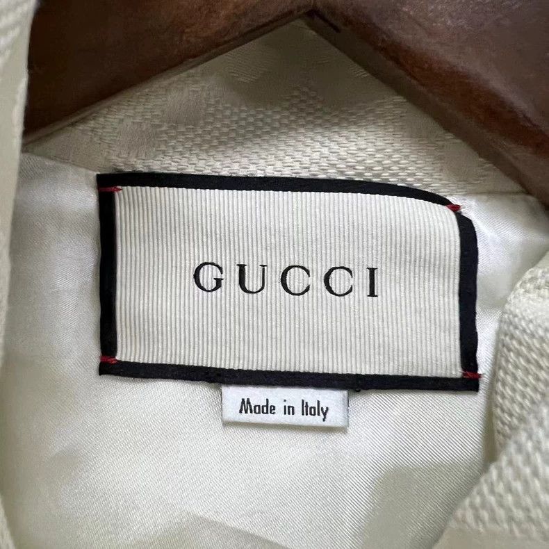 Gucci Gucci Beige embossed double G jacket 2504-Nextarrow Size US XXS / EU 40 - 4 Thumbnail