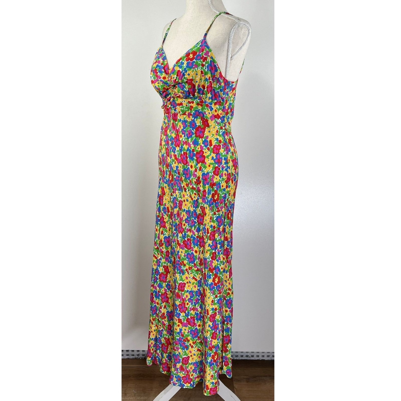 Anthropologie Anthropologie Faithfull the Brand Floral Pop Midi Dress Size M / US 6-8 / IT 42-44 - 9 Thumbnail