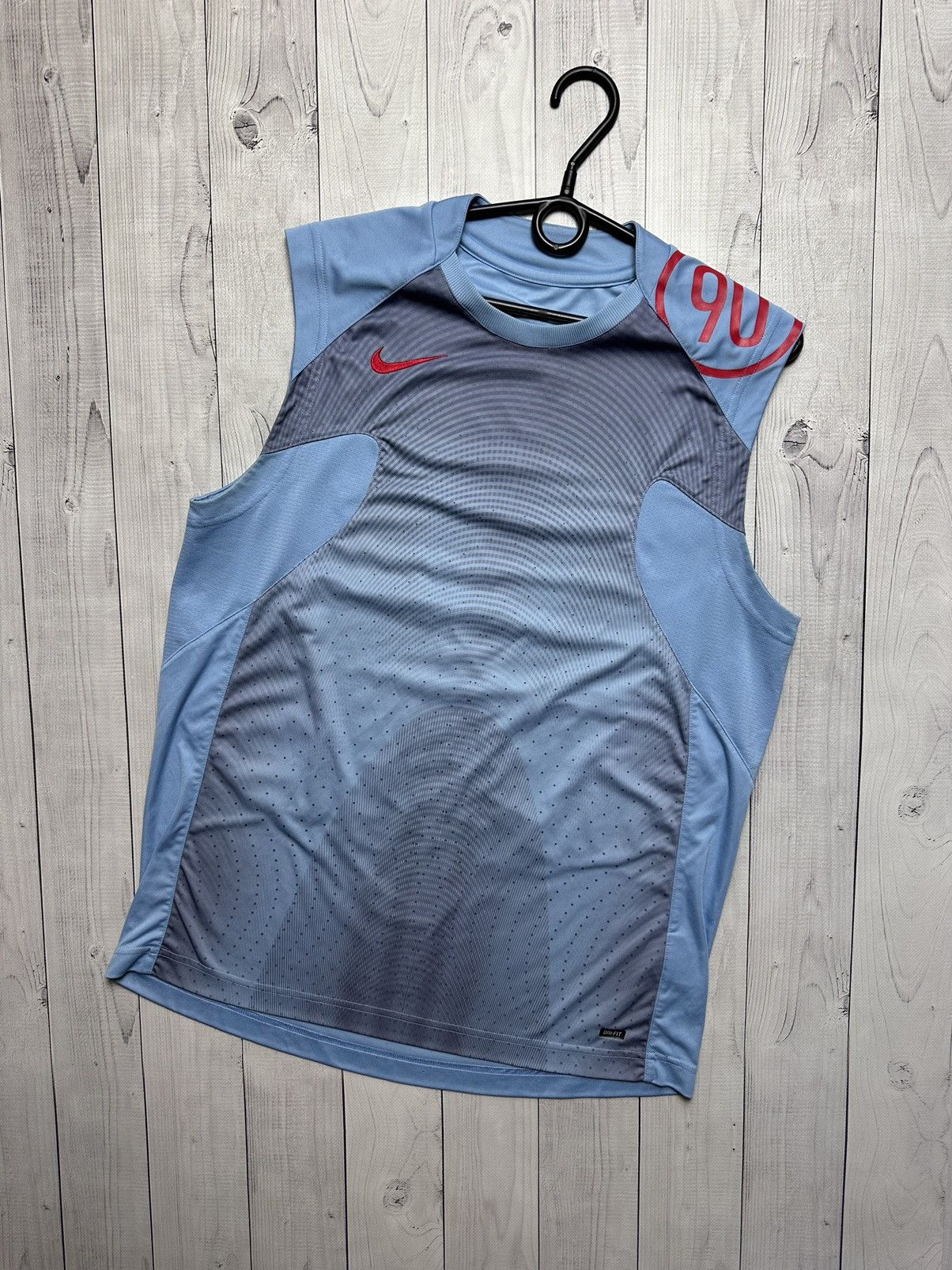Nike × Vintage Vintage Nike Total 90 Soccer tee logo blue size M Size US M / EU 48-50 / 2 - 1 Thumbnail
