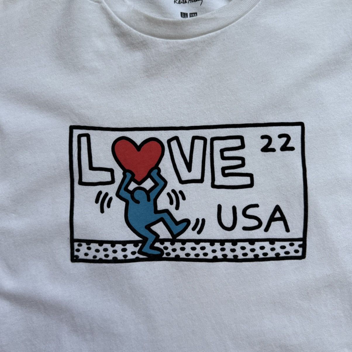 Keith Haring Uniqlo SPRZ NY Keith Haring Love Tee Size US S / EU 44-46 / 1 - 4 Thumbnail