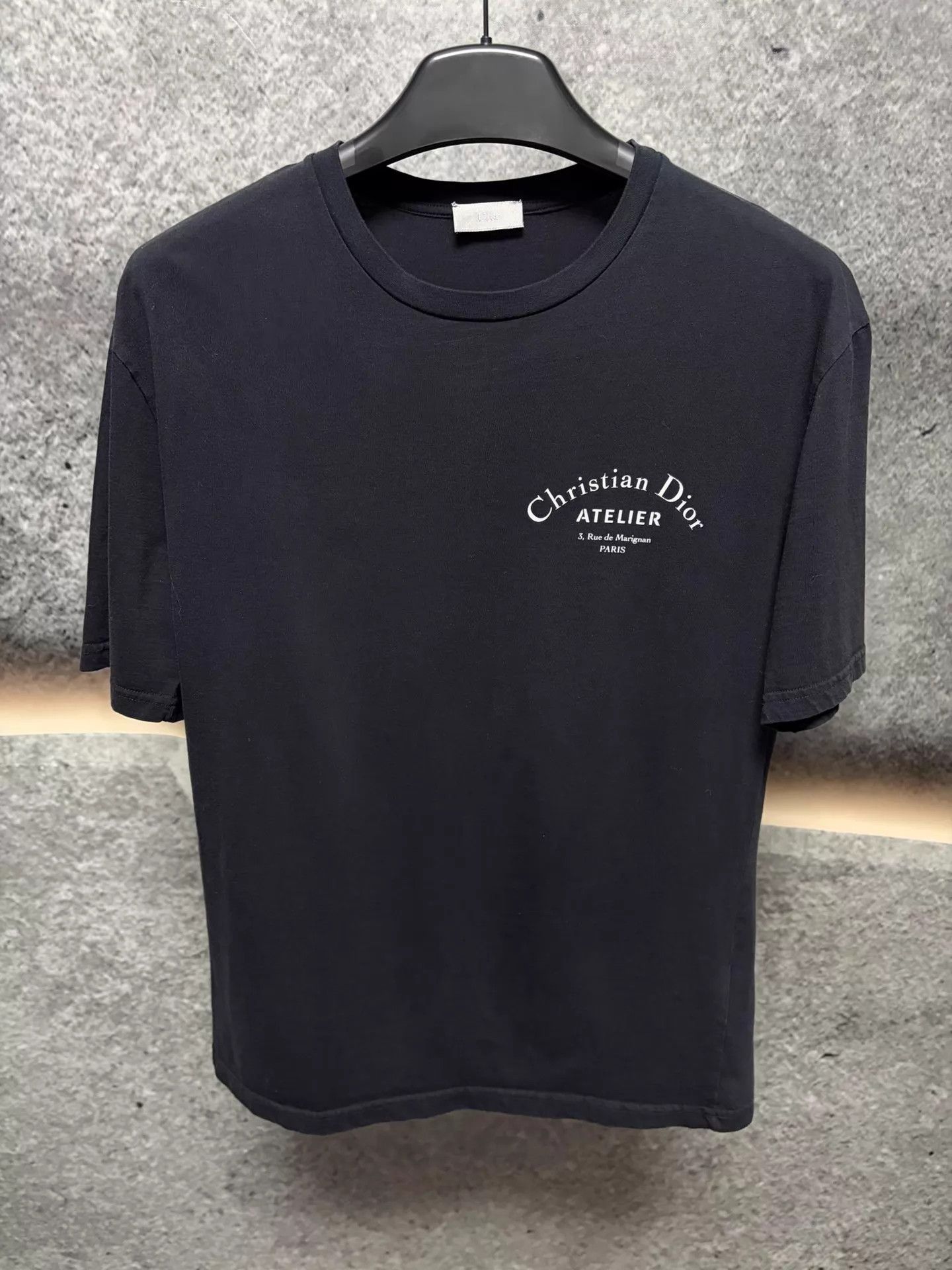 Dior Dior Black Logo Short Sleeve T-Shirt Unisex S Size S / US 4 / IT 40 - 1 Thumbnail