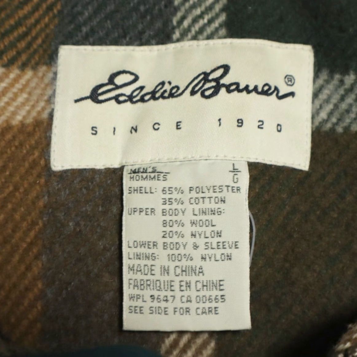 Eddie Bauer Eddie Bauer Mountain Parka Jacket Wool Lined Green Men's L Size US L / EU 52-54 / 3 - 5 Thumbnail