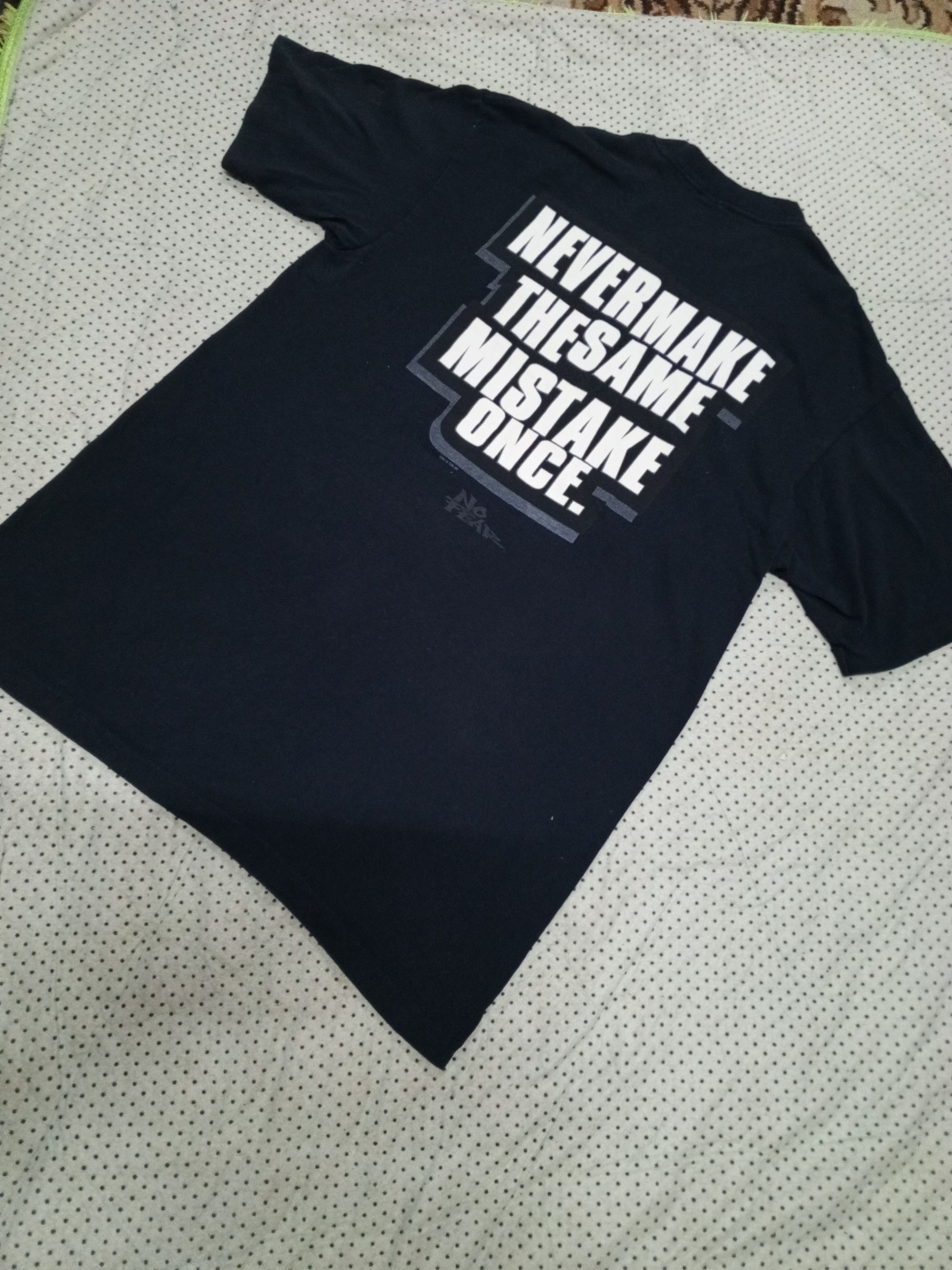 No Fear NO FEAR VTG 90S NEVER MAKE THE SAME MISTAKE ONCE Size US L / EU 52-54 / 3 - 2 Thumbnail