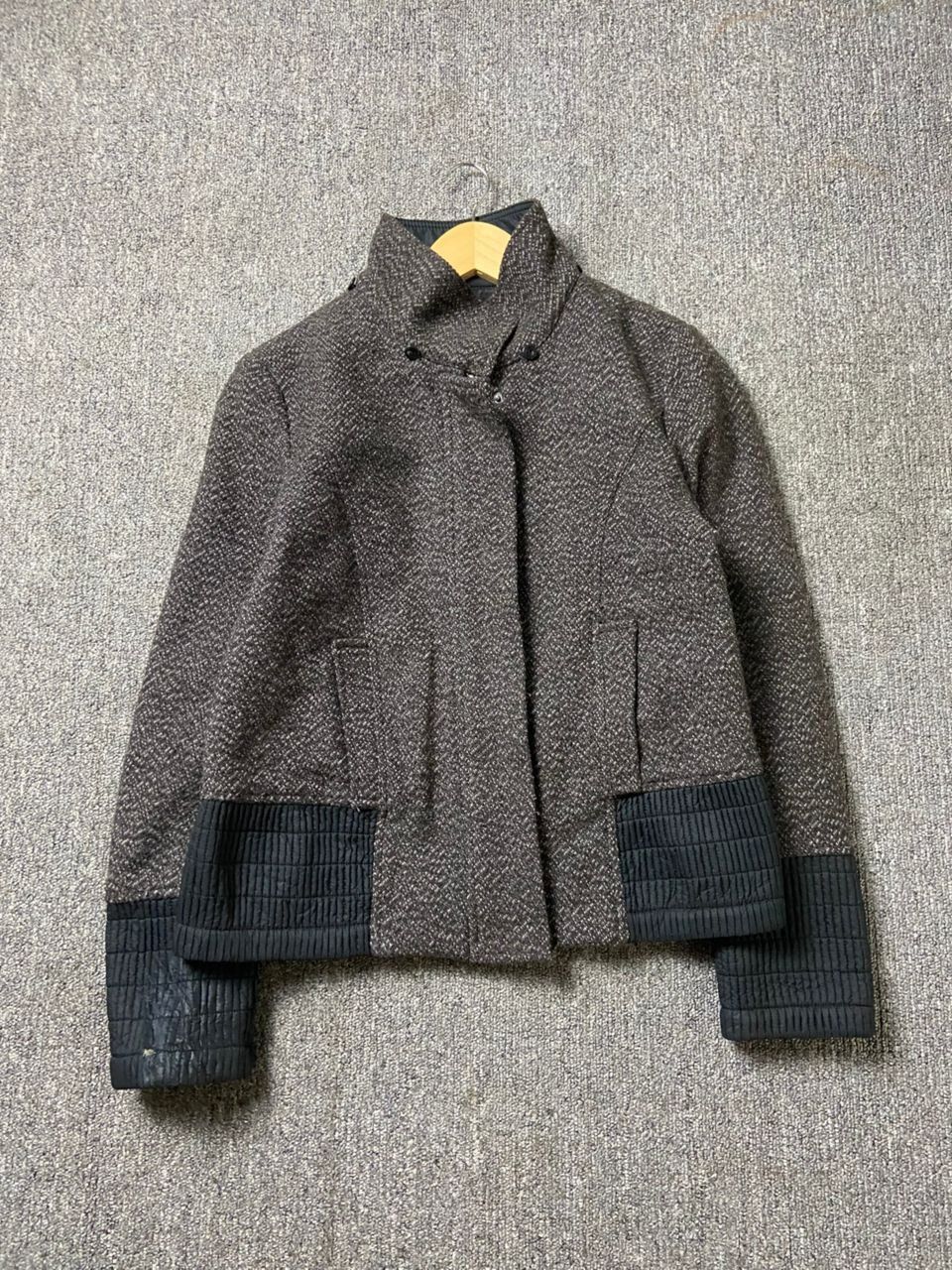 Japanese Brand Max&Co Active Zip Up Wool Blend Jacket (182) Size US XXS / EU 40 - 1 Thumbnail