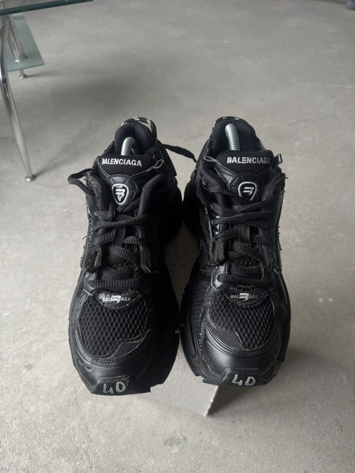 Balenciaga Balenciaga Runner Triple Black Made In Italy Size US 7 / EU 40 - 4 Thumbnail