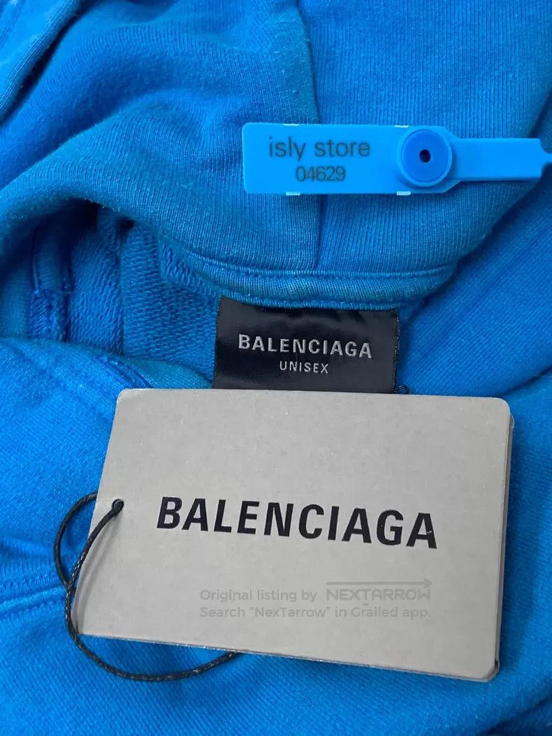 Balenciaga Balenciaga Letter Print Hooded Long Sleeve Sweatshirt Size US L / EU 52-54 / 3 - 5 Thumbnail