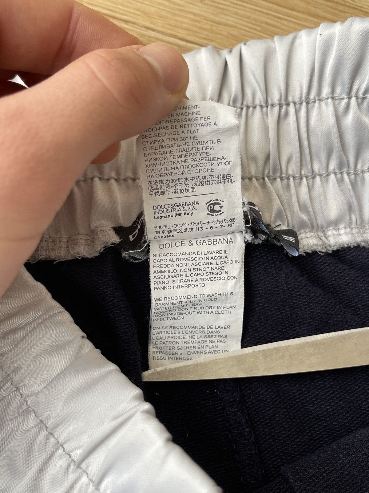 Dolce & Gabbana 90s Dolce Gabbana Stripped Sweatpants Retro Sportswear Y2K Size US 30 / EU 46 - 18 Thumbnail