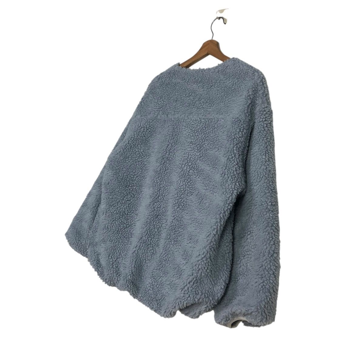 Alpha Industries 🔥VINTAGE DIP PILE FLEECE JACKET BUTTON ALPHA INDUSTRIES Size US M / EU 48-50 / 2 - 12 Thumbnail