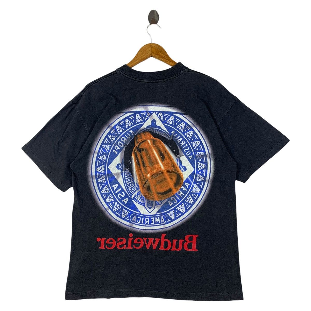 Budweiser × Vintage Vintage BUDWEISER big print tee Size US L / EU 52-54 / 3 - 4 Thumbnail