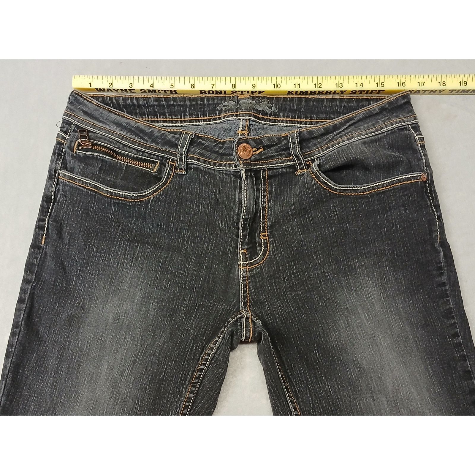 U.S. Polo Assn. U.S. Polo Assn. (10) Straight Boot Cut Black Denim Jeans Size 32" / US 10 / IT 46 - 3 Thumbnail