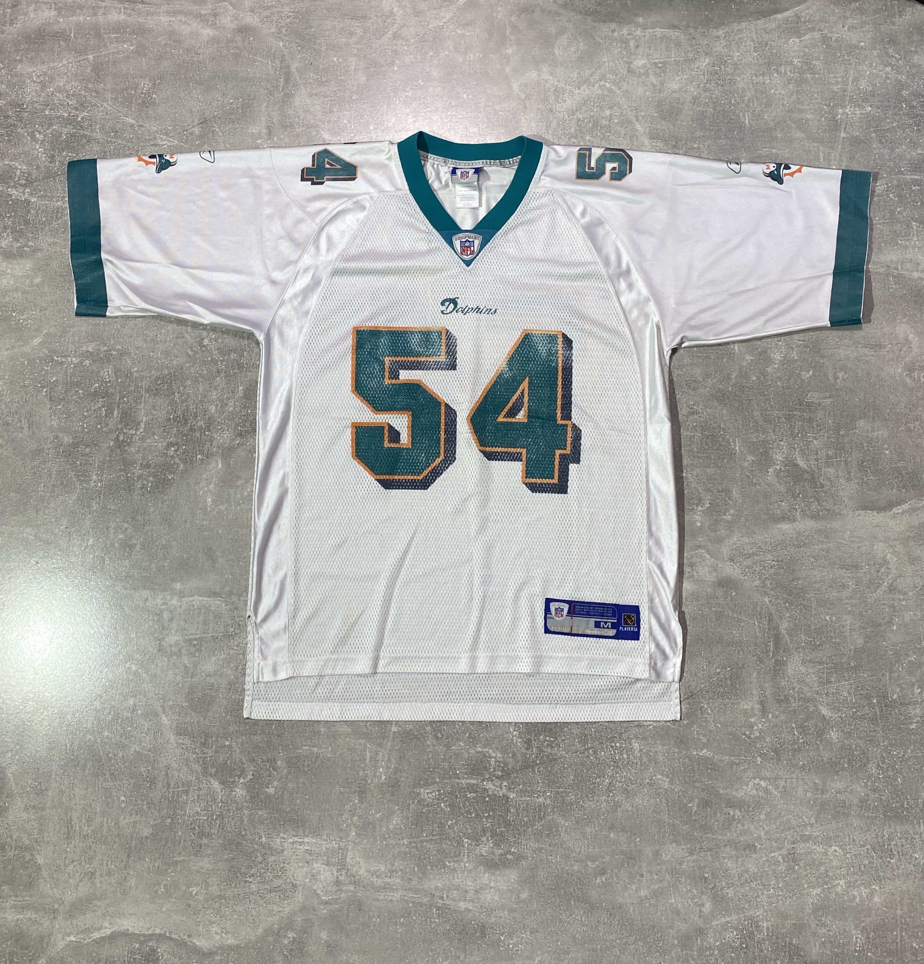 NFL NFL MIAMI DOLPHINS REEBOOK JERSEY #54 THOMAS Size US M / EU 48-50 / 2 - 2 Thumbnail
