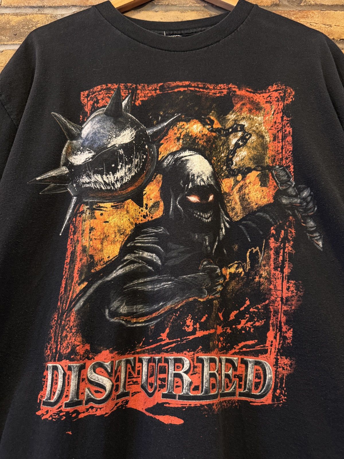 Band Tees 00s Disturbed Morningstar T Shirt Size US L / EU 52-54 / 3 - 3 Thumbnail