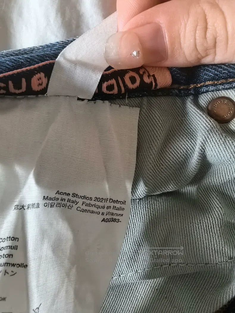 Acne Studios Acne Studios Loose Mid-Rise Wide-Leg Jeans Size US 32 / EU 48 - 5 Thumbnail