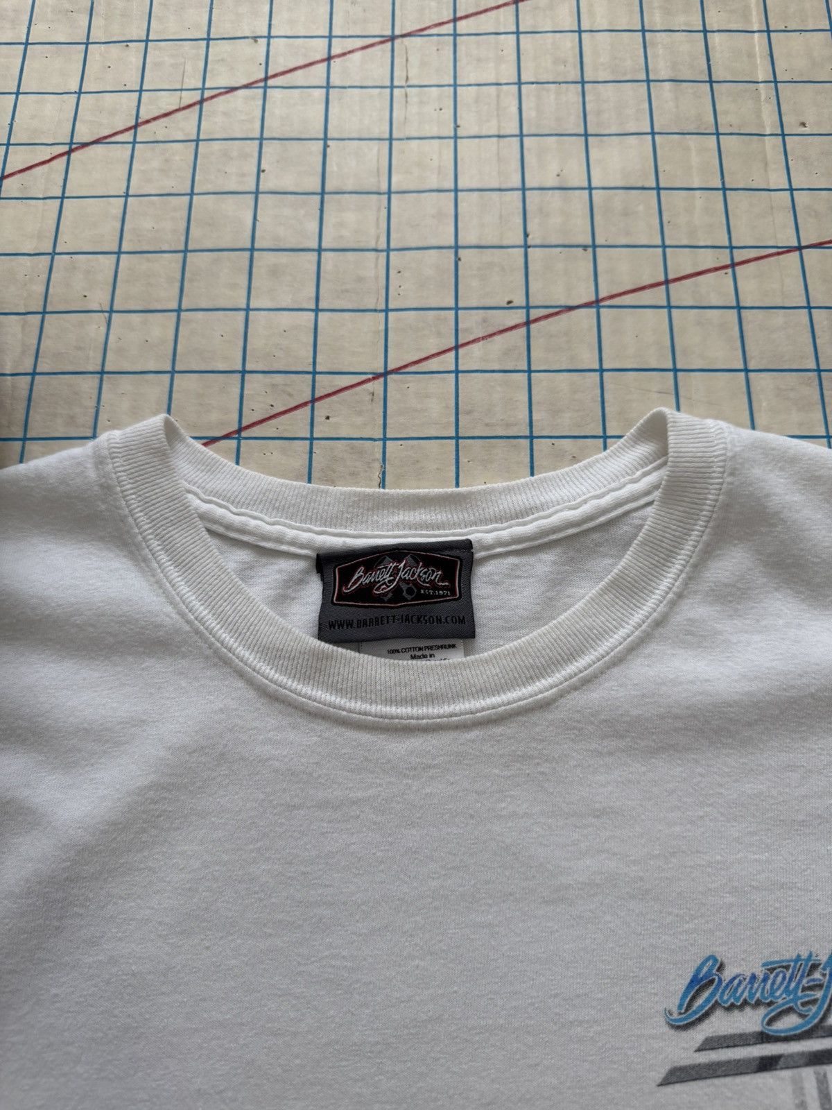 Vintage Barrett Jackson Collector Car Auction Graphic Tee Large Whit Size US L / EU 52-54 / 3 - 12 Thumbnail