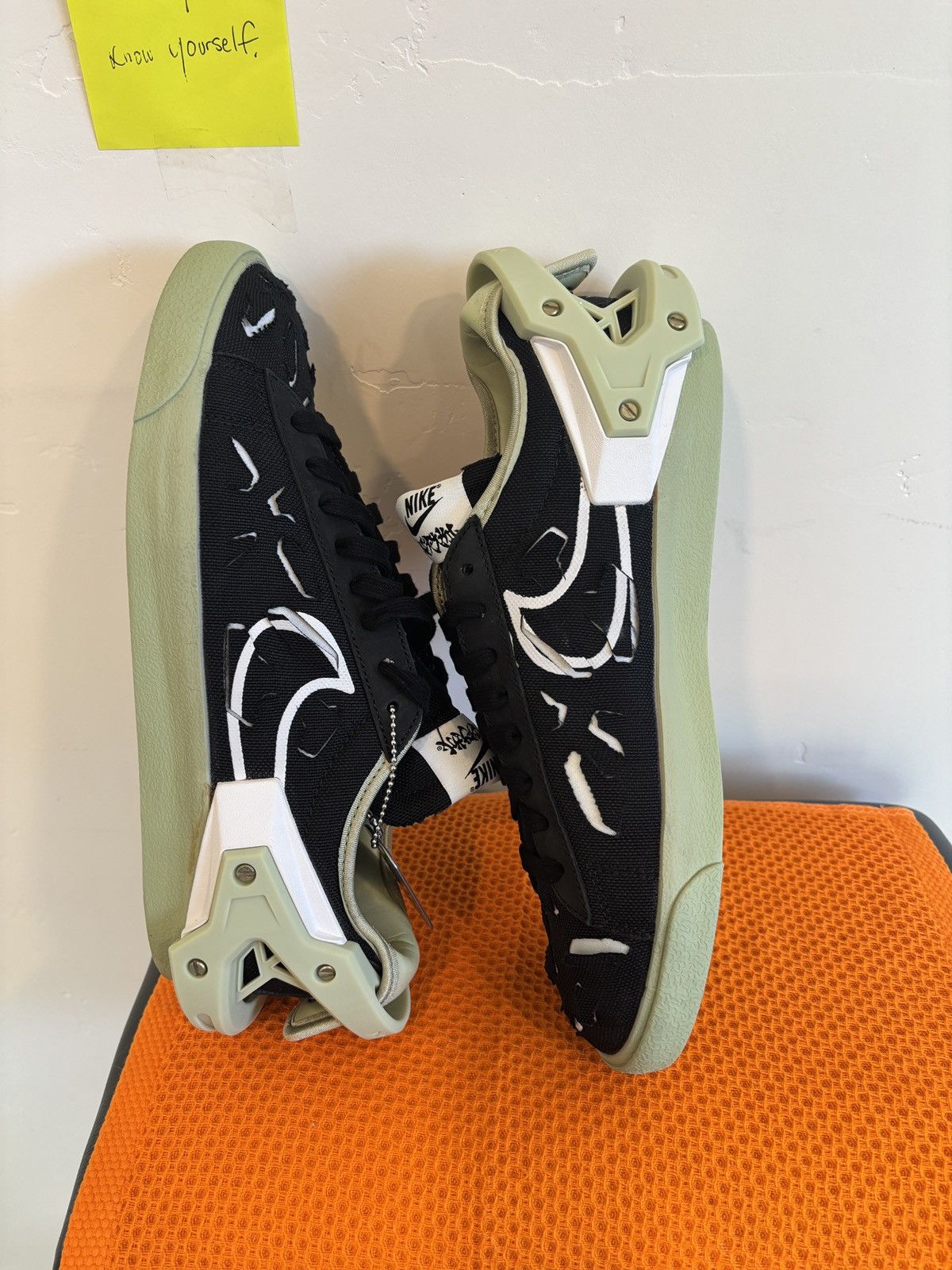 Acronym × Nike Acronym Blazer Low Olive Aura Size US 8 / EU 41 - 4 Thumbnail