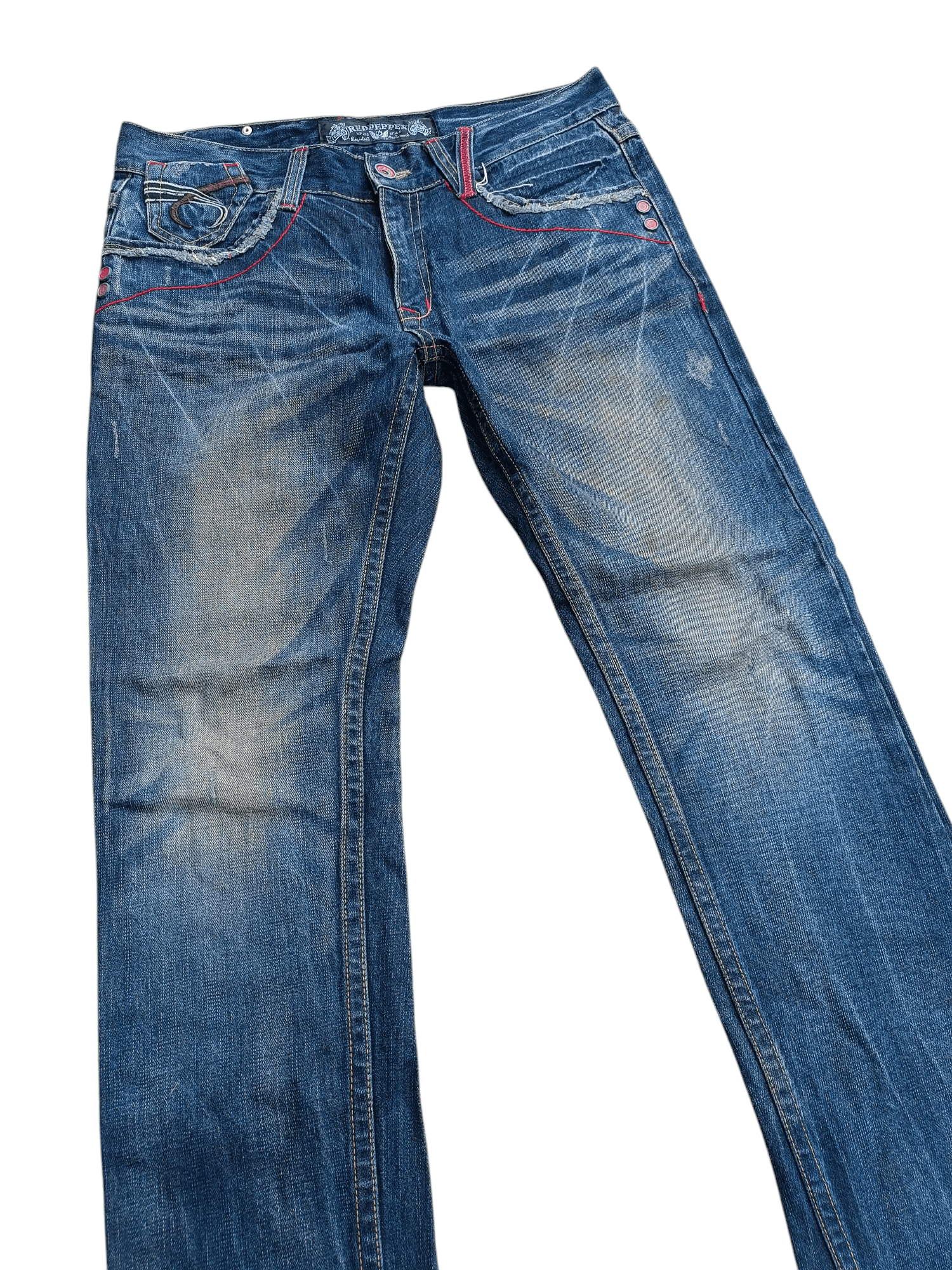 Japanese Brand 🔥RARE🔥 Redpepper Seditionaries Faded Jeans Size US 34 / EU 50 - 11 Thumbnail
