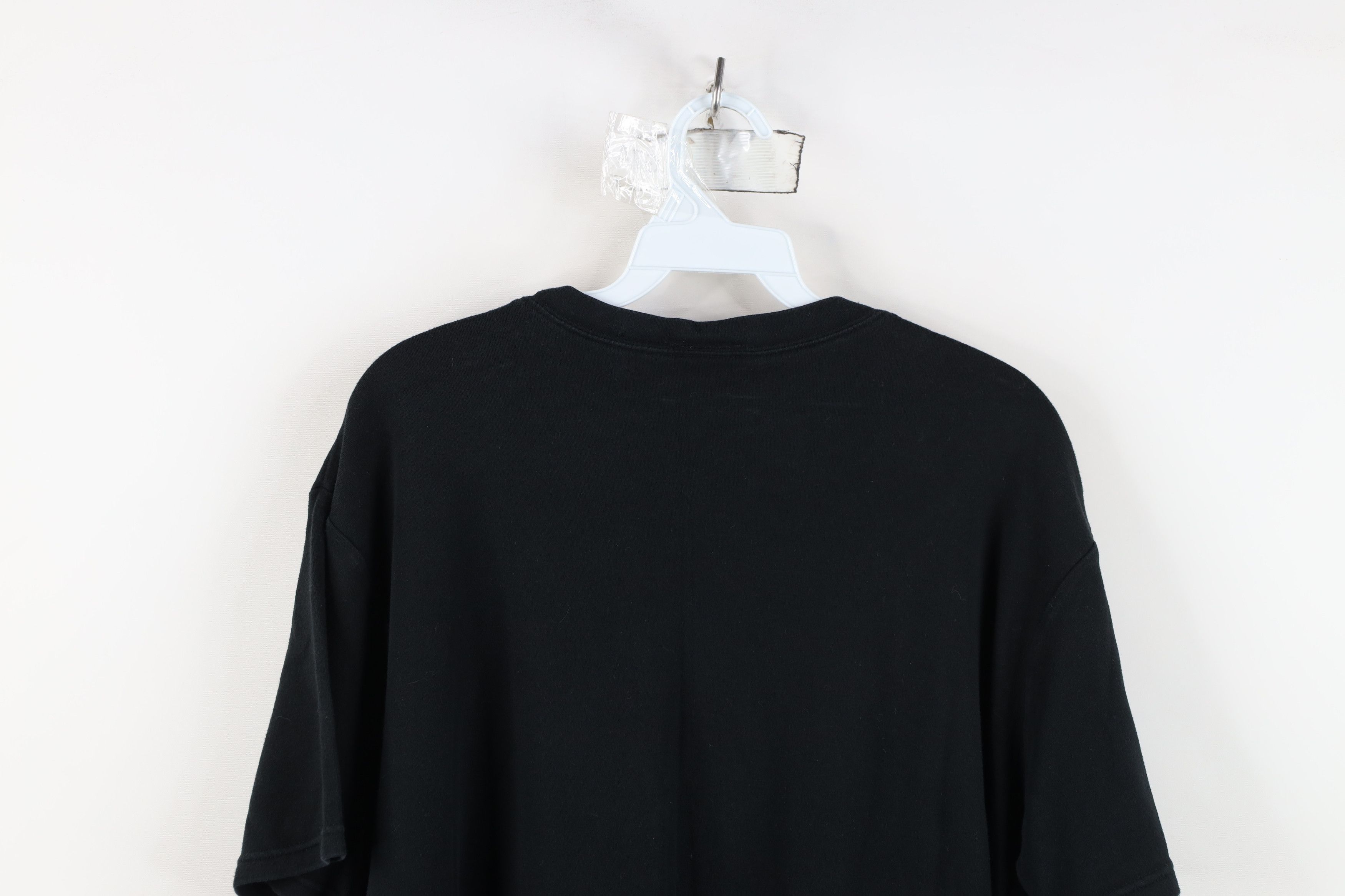 Vintage Vintage 90s Streetwear Cotton Short Sleeve T-Shirt Black Size XL / US 12-14 / IT 48-50 - 10 Thumbnail