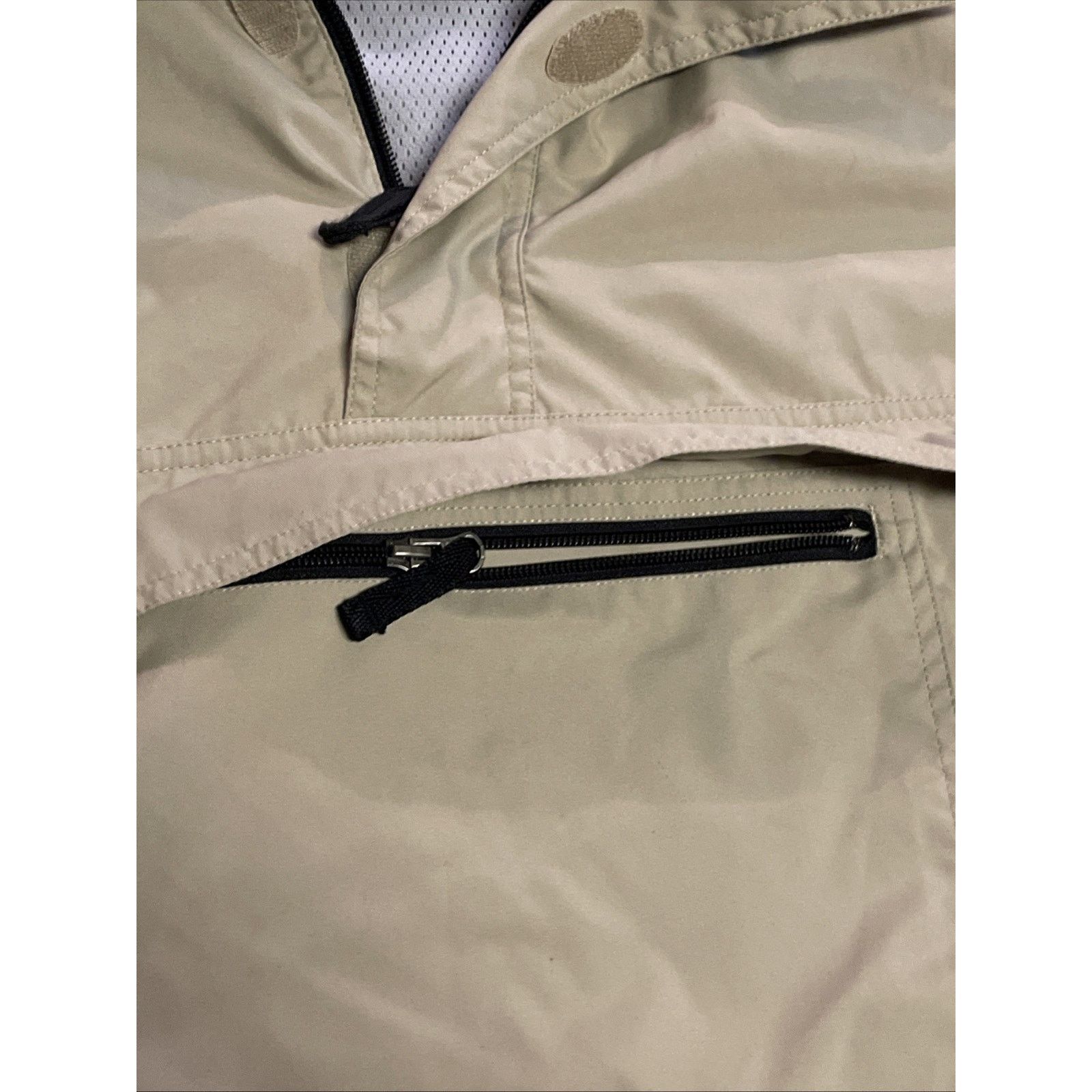 Gap VTG 90s Y2K GAP Nylon Anorak Jacket Mens Large Beige Size US L / EU 52-54 / 3 - 5 Thumbnail