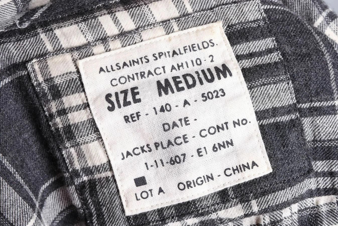 Allsaints AllSaints Spitalfields Plaid Cowl Neck Long Sleeve Shirt Size US M / EU 48-50 / 2 - 4 Thumbnail