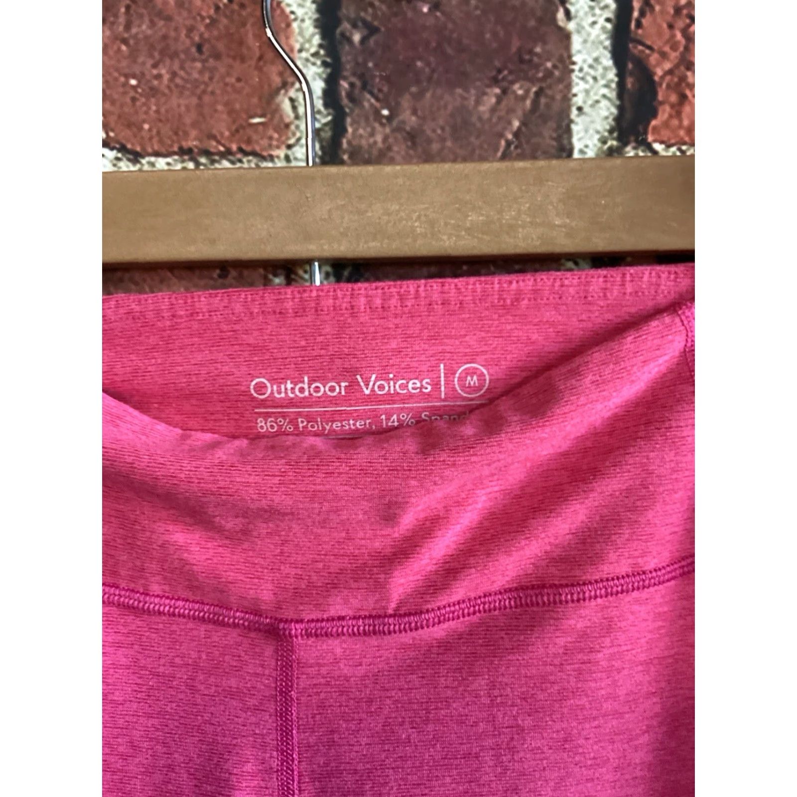 Outdoor Voices Outdoor Voices Leggings Womens Size M Pink Activewear Leggings Womens M Size 32" / US 10 / IT 46 - 3 Thumbnail