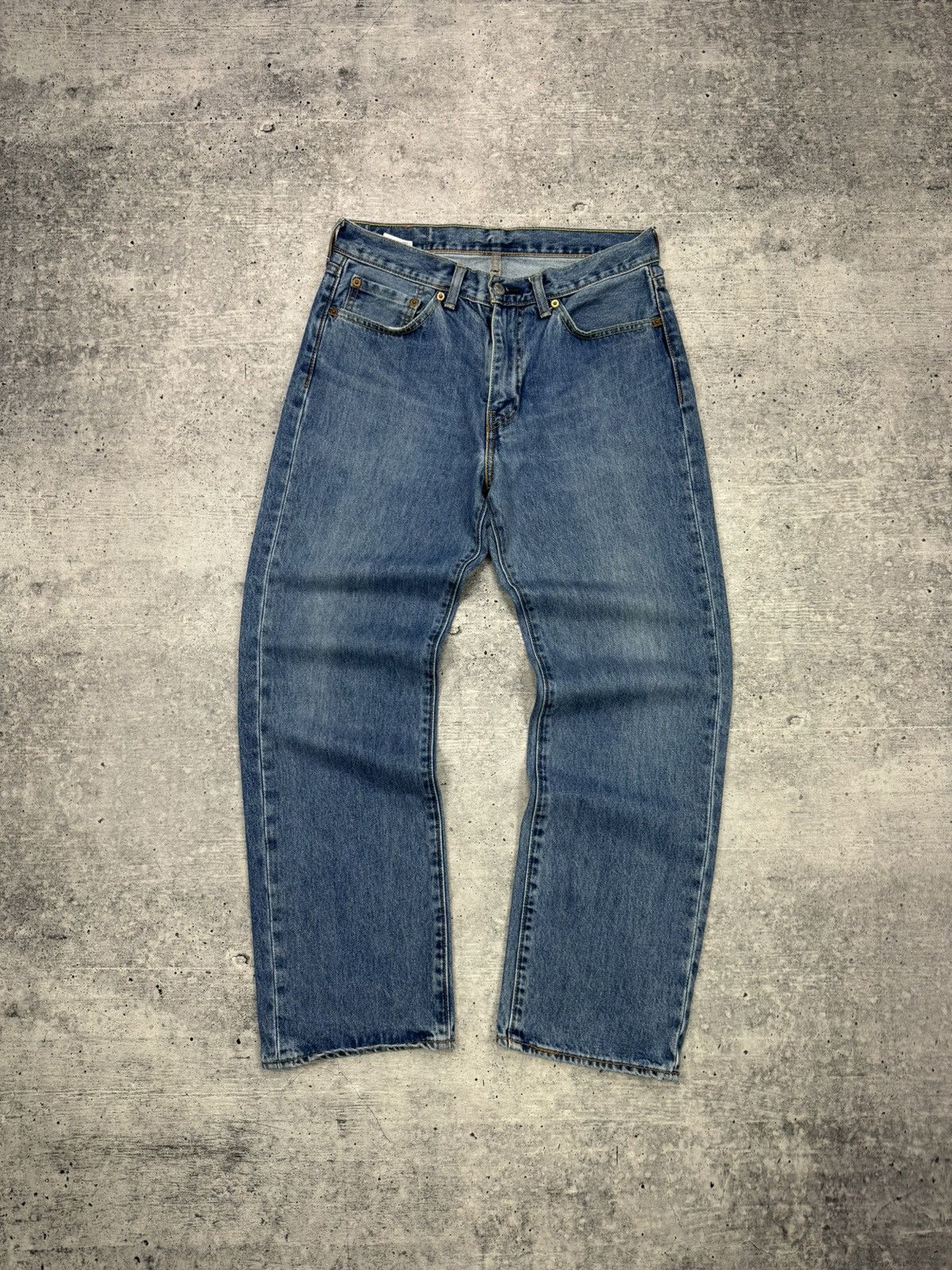 Levi's × Vintage Vintage Levi’s 751 Y2K Blue Stonewashed Denim Jeans Pants Size US 32 / EU 48 - 2 Thumbnail