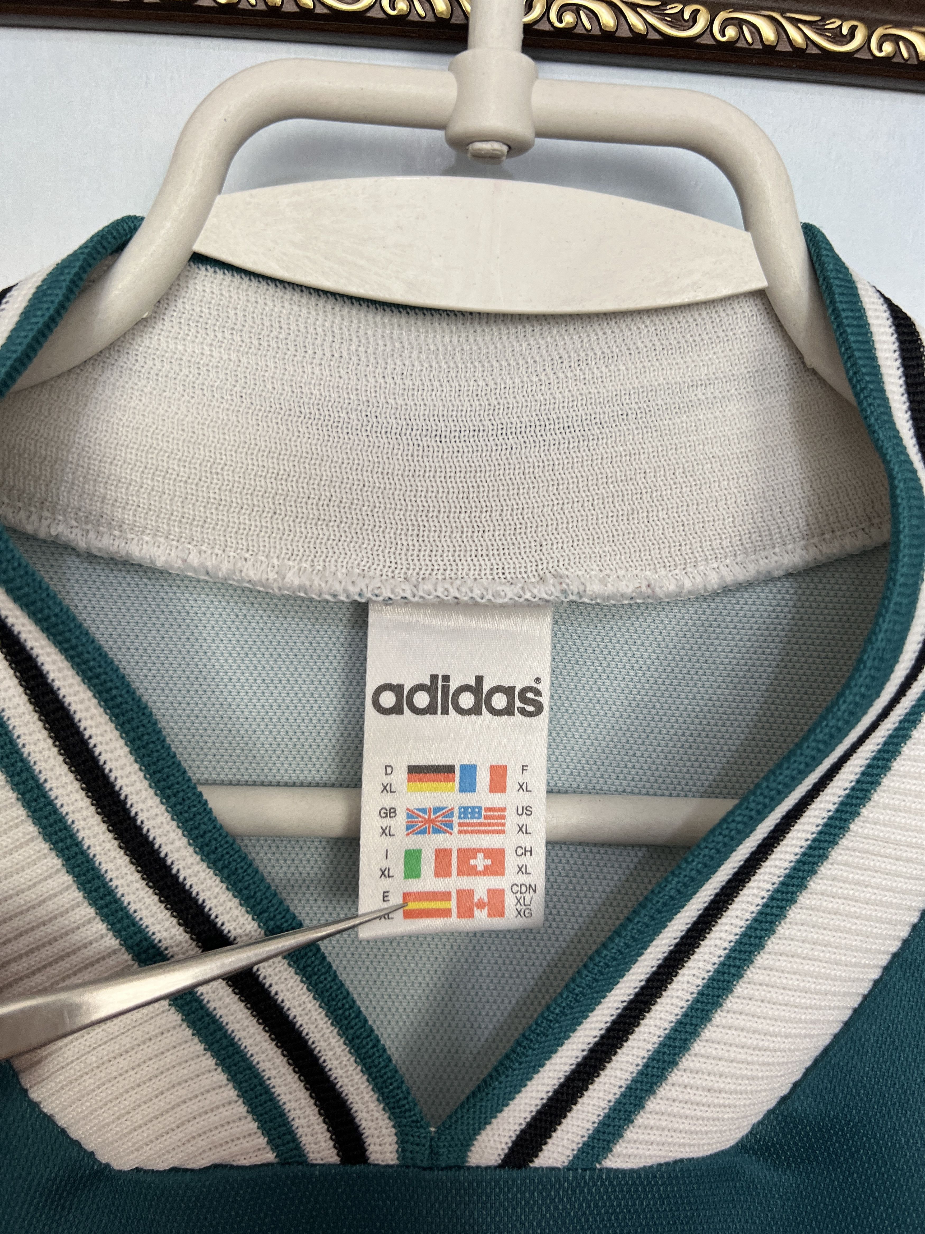 Adidas Vintage Slovenia Football Shirt Long Sleeve Soccer Jersey Size US XL / EU 56 / 4 - 7 Thumbnail