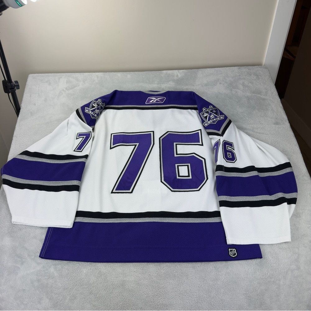 Reebok Vintage Reebok Los Angeles Kings Goalie Style Jersey Made i Size US XXL / EU 58 / 5 - 3 Thumbnail