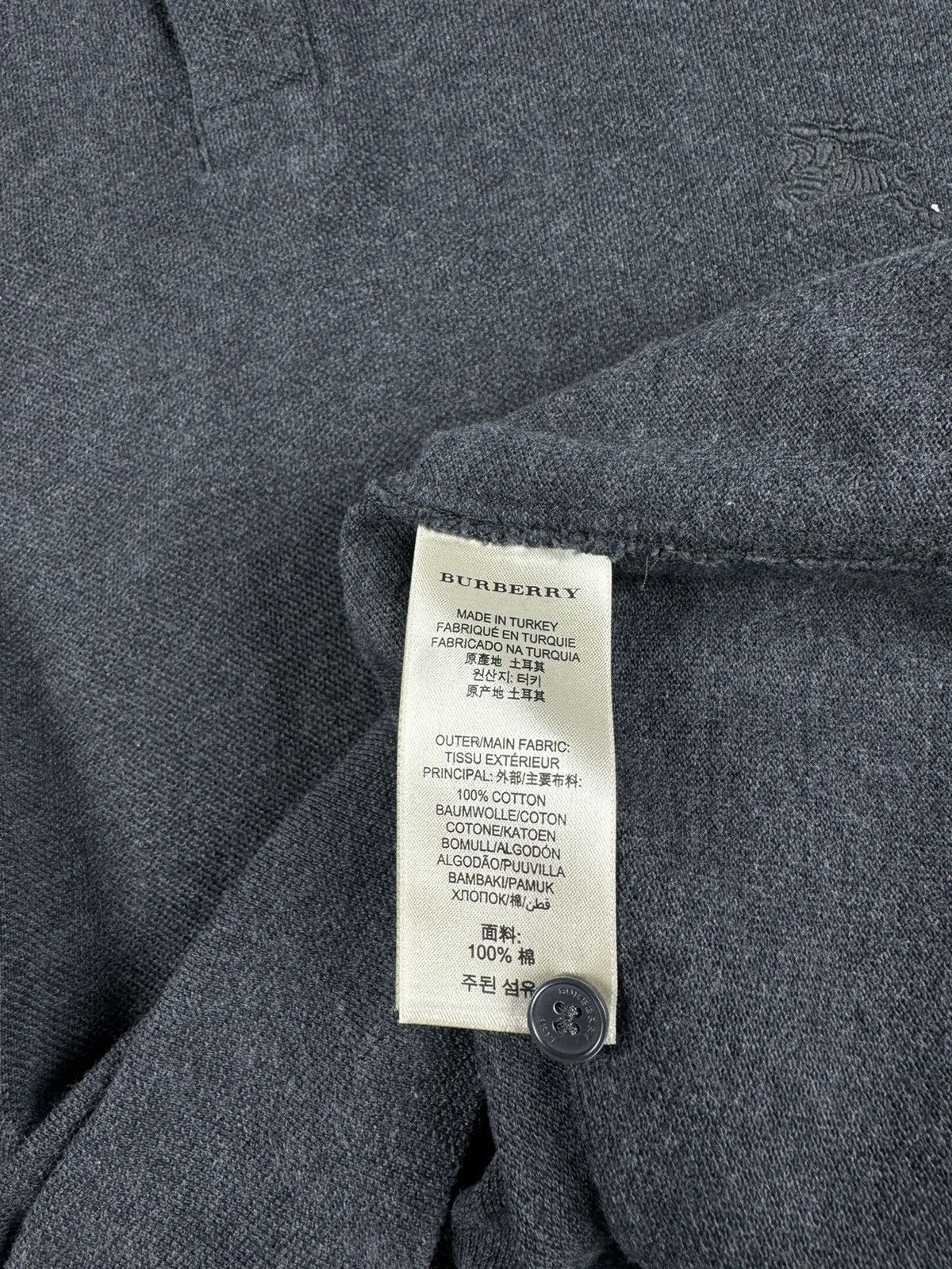 Burberry Burberry Brit London Luxury Basic Blank Polo T Shirt Tee Size US XL / EU 56 / 4 - 9 Thumbnail