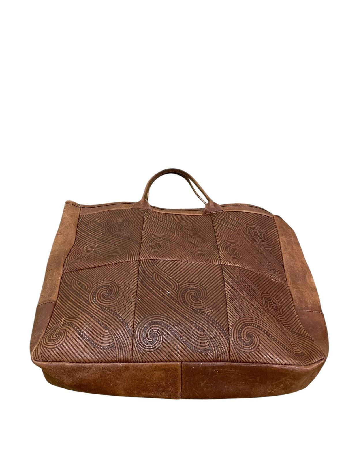 Genuine Leather Embossed Full Leather Ursule Beau Geste Paris Tote Bag 1🟩5 Size ONE SIZE - 11 Thumbnail