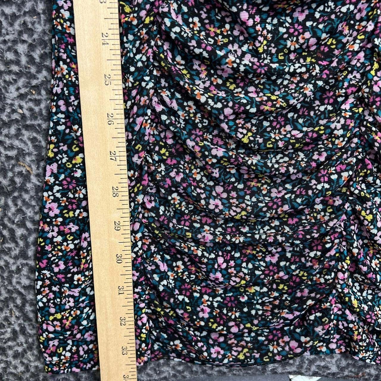 Other Love Cameron Dress Women M Black Floral Print Bodycon Size M / US 6-8 / IT 42-44 - 4 Thumbnail