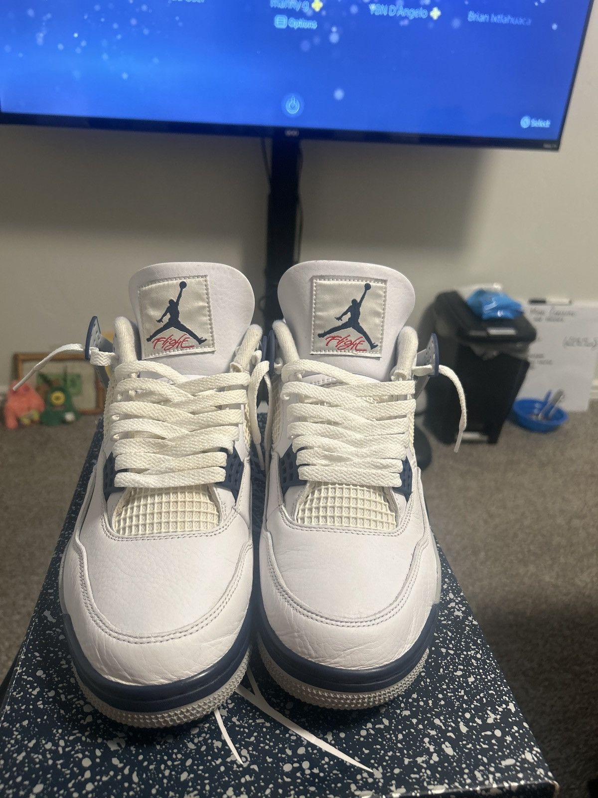 Jordan Brand Jordan 4 “Midnight Navy” (2022) Size US 11 / EU 44 - 2 Thumbnail