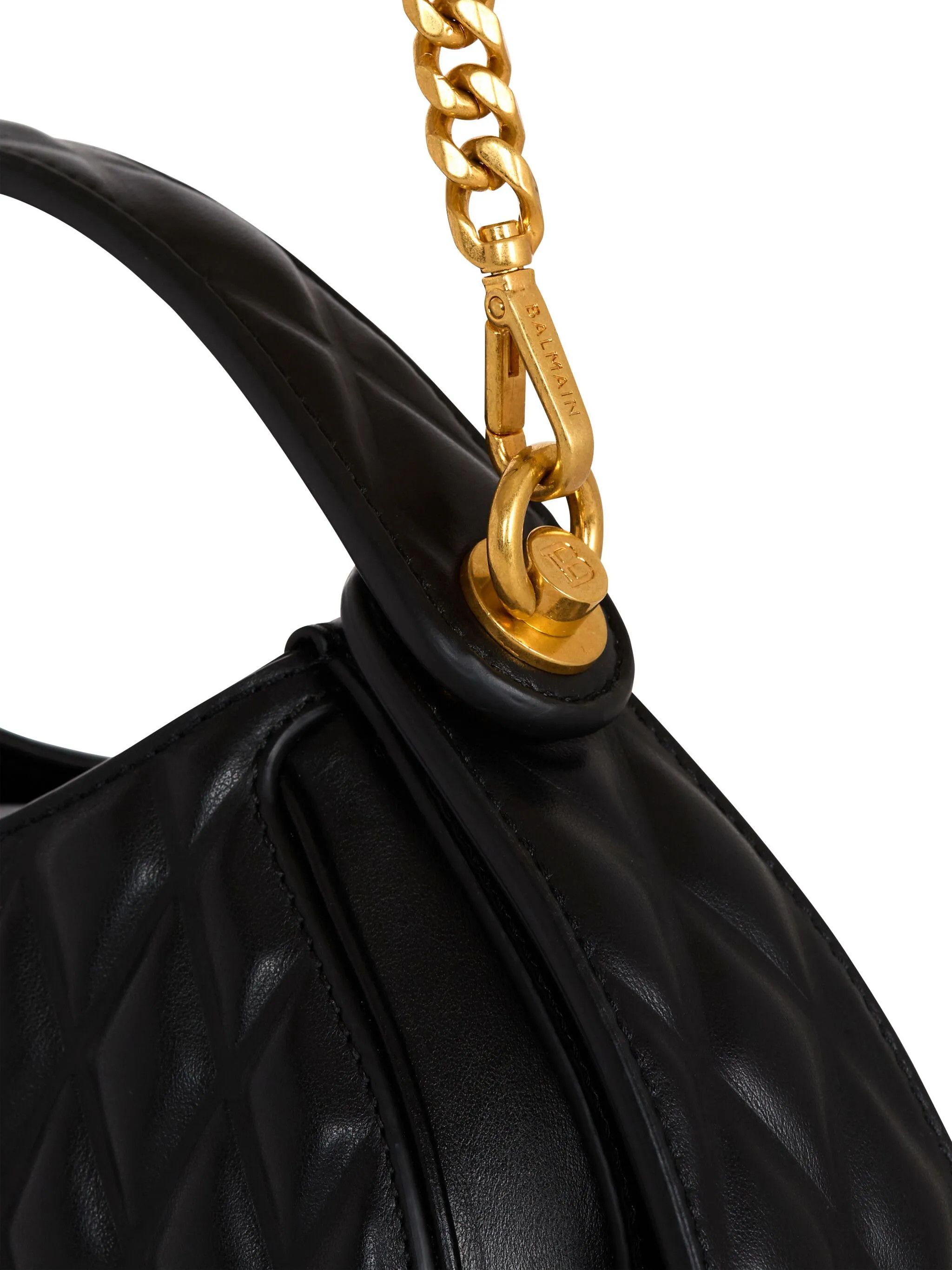 Balmain o1srvl11e1125 Size: OS / Small Jolie Madame Tote Bag Black Size ONE SIZE - 4 Thumbnail