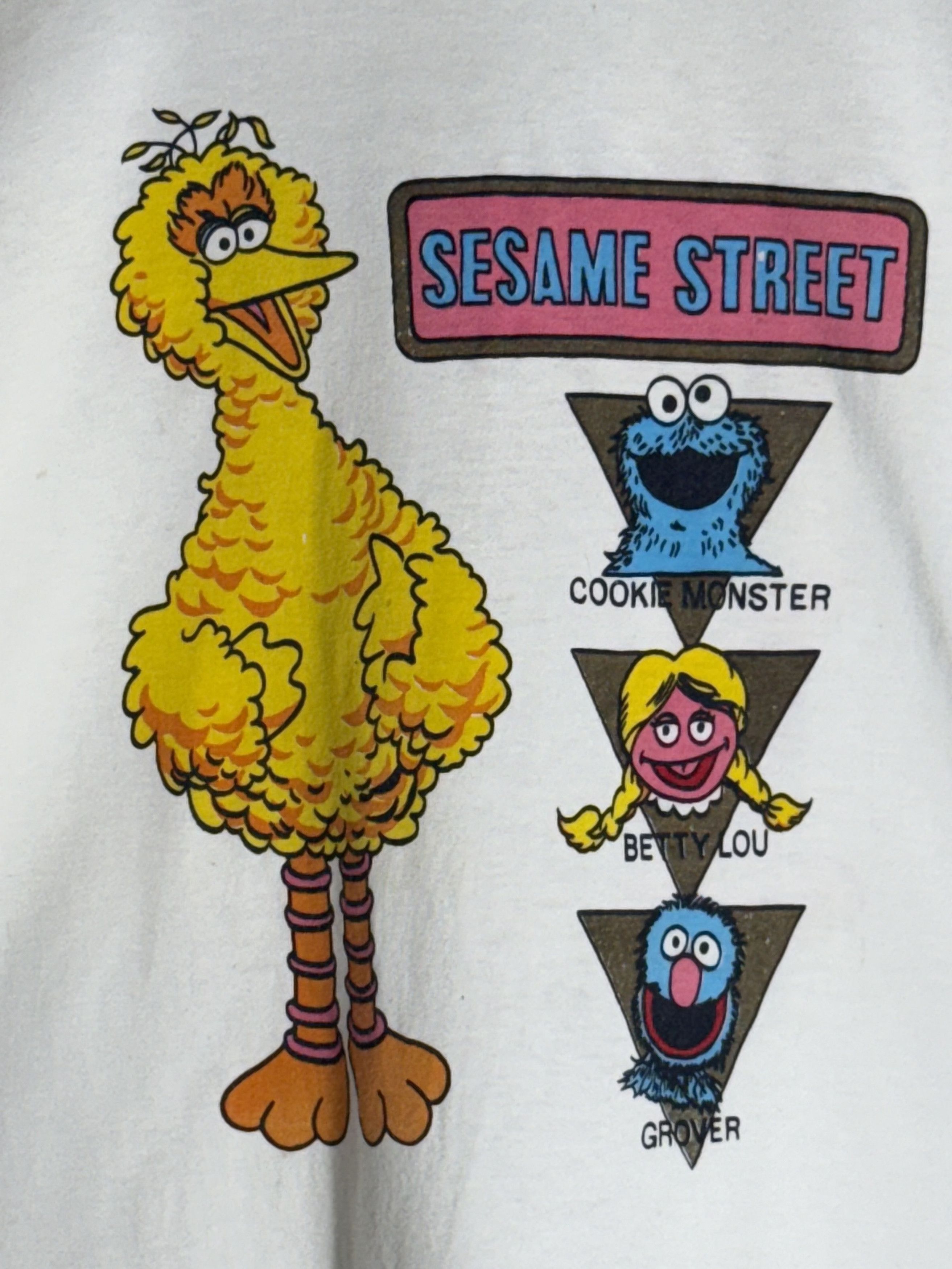 Henson Vintage Sesame Street Double-Sided Long Sleeve Tee Size US XS / EU 42 / 0 - 1 Thumbnail