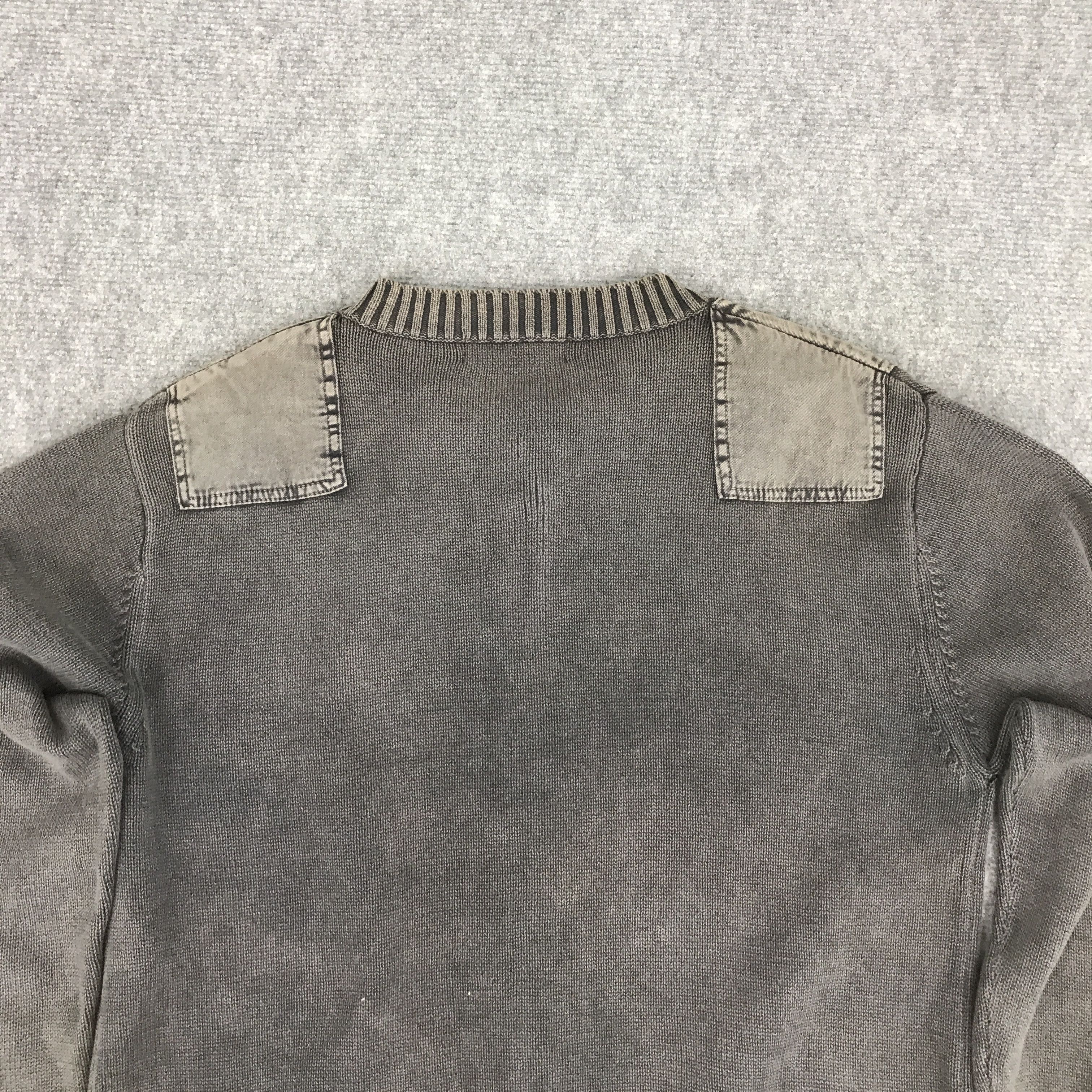 If Six Was Nine × Japanese Brand × Le Grande Bleu (L.G.B.) BEAMS JAPAN BLACK FADED KNITWEAR ZIPPER JACKET Size US L / EU 52-54 / 3 - 4 Thumbnail