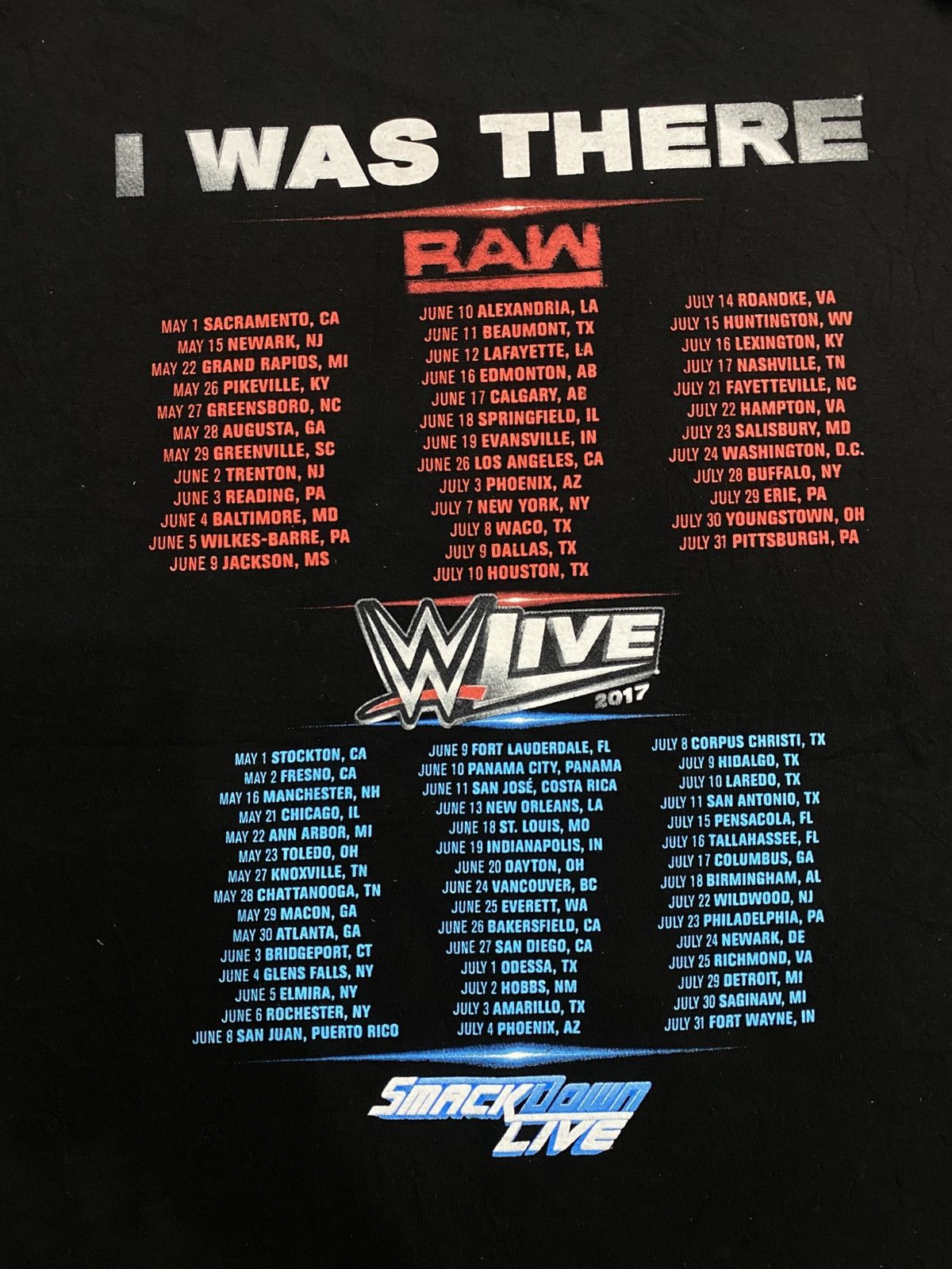 Travis Scott × WWE Vintage WWE TOUR FULL CHARACTER 2017 wwf wrestling tee y2k Size US M / EU 48-50 / 2 - 8 Thumbnail