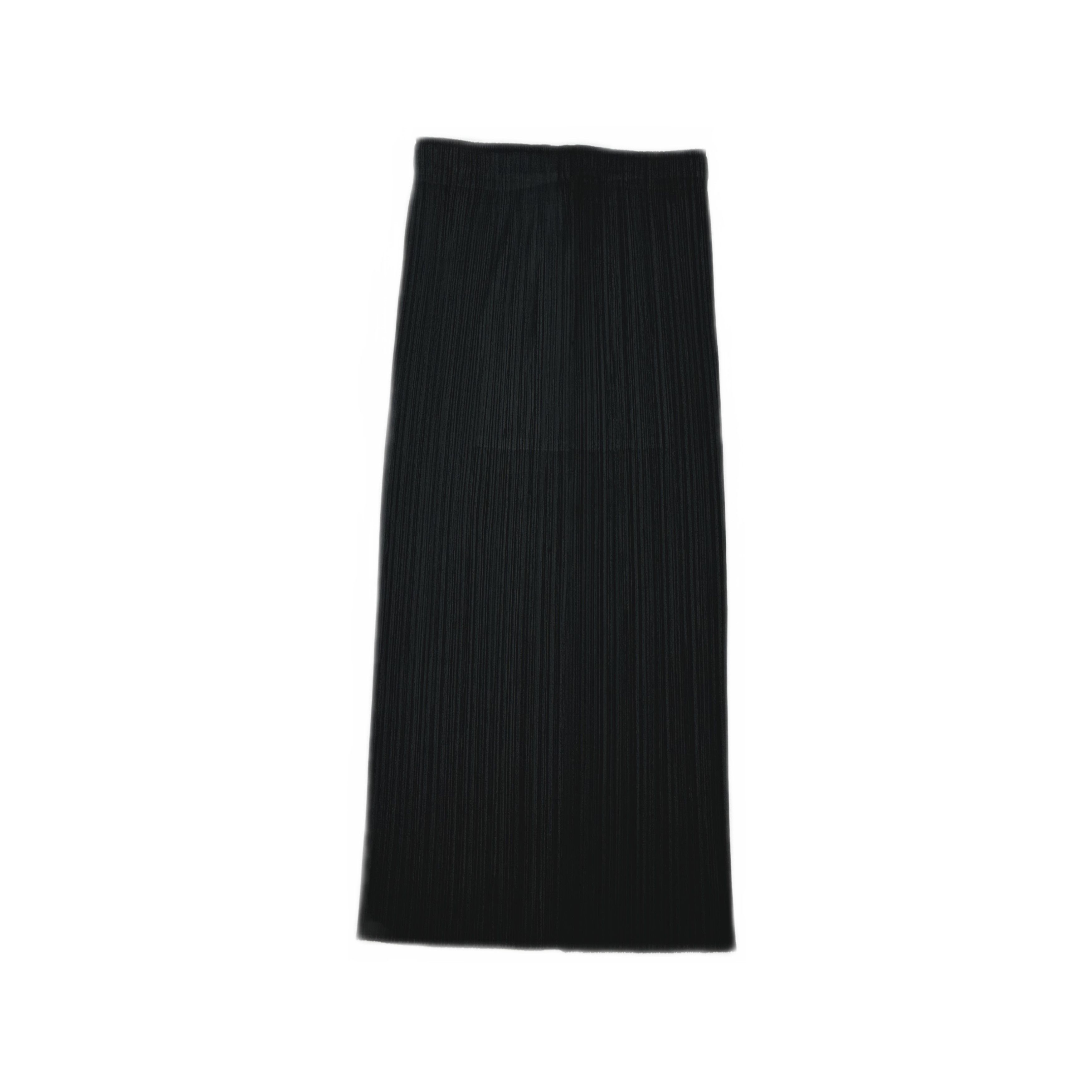 Pleats Please Issey Miyake Pleats Please Issey Miyake Black Pleated Maxi Skirt Size 1 Size 27" / US 4 / IT 40 - 1 Thumbnail