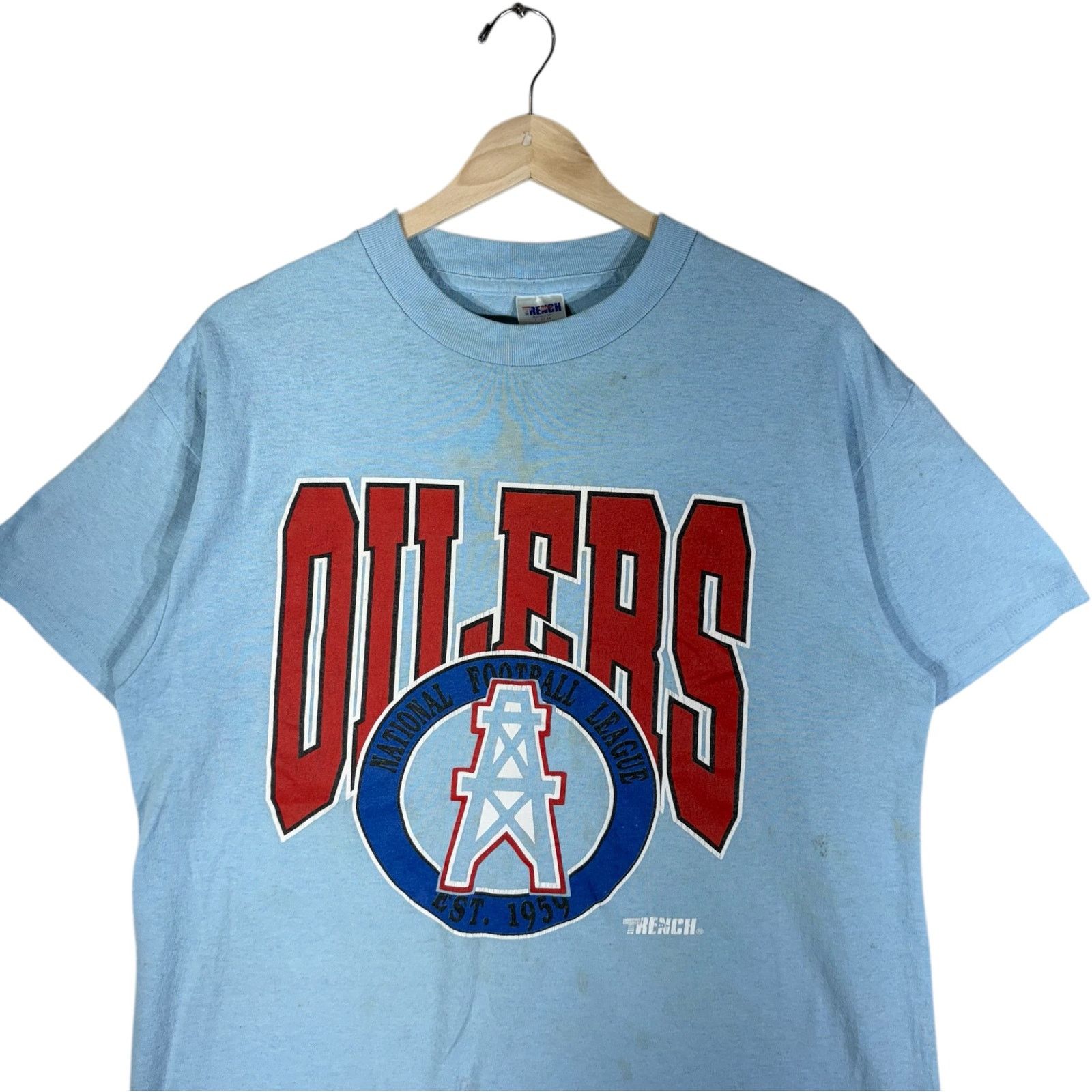 Vintage Vintage NFL Houston Oilers Tee Large Size US L / EU 52-54 / 3 - 2 Thumbnail