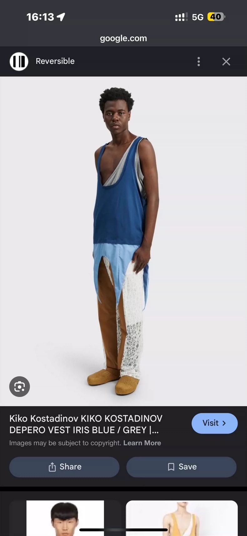 Kiko Kostadinov Kiko kostadinov Tructural double-layer vest 2504-Nextarrow Size US S / EU 44-46 / 1 - 8 Thumbnail