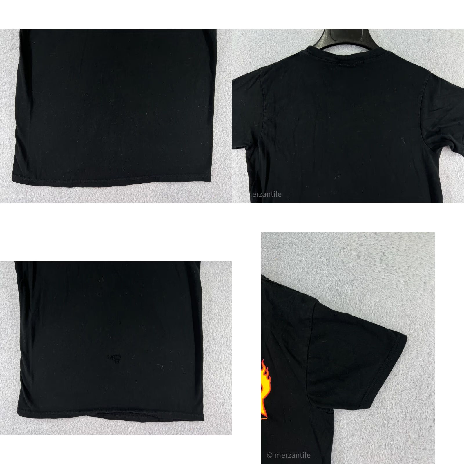 Thrasher Thrasher Men's T-Shirt Shirt Small Black Logo 90s Retro Skate Beach 100% Cotton Mens S Black Thrasher Logo Shirt 90s Skateboard Retro Mens S Size US S / EU 44-46 / 1 - 8 Thumbnail