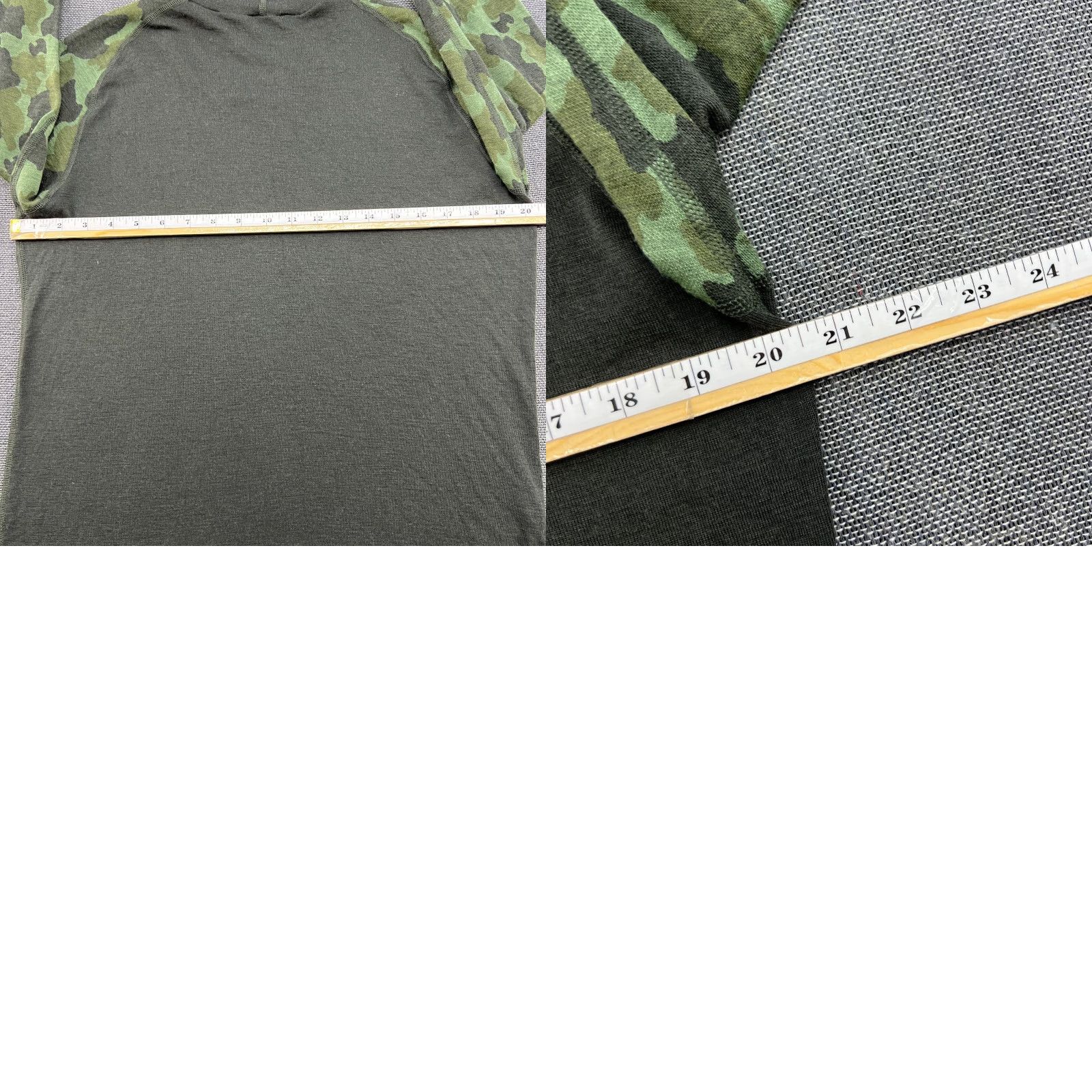 Vintage Devold JANUS Base Layer Shirt Mens XL Merino Wool Camo Green Outdoor Thermal Thermo Size US XL / EU 56 / 4 - 8 Thumbnail