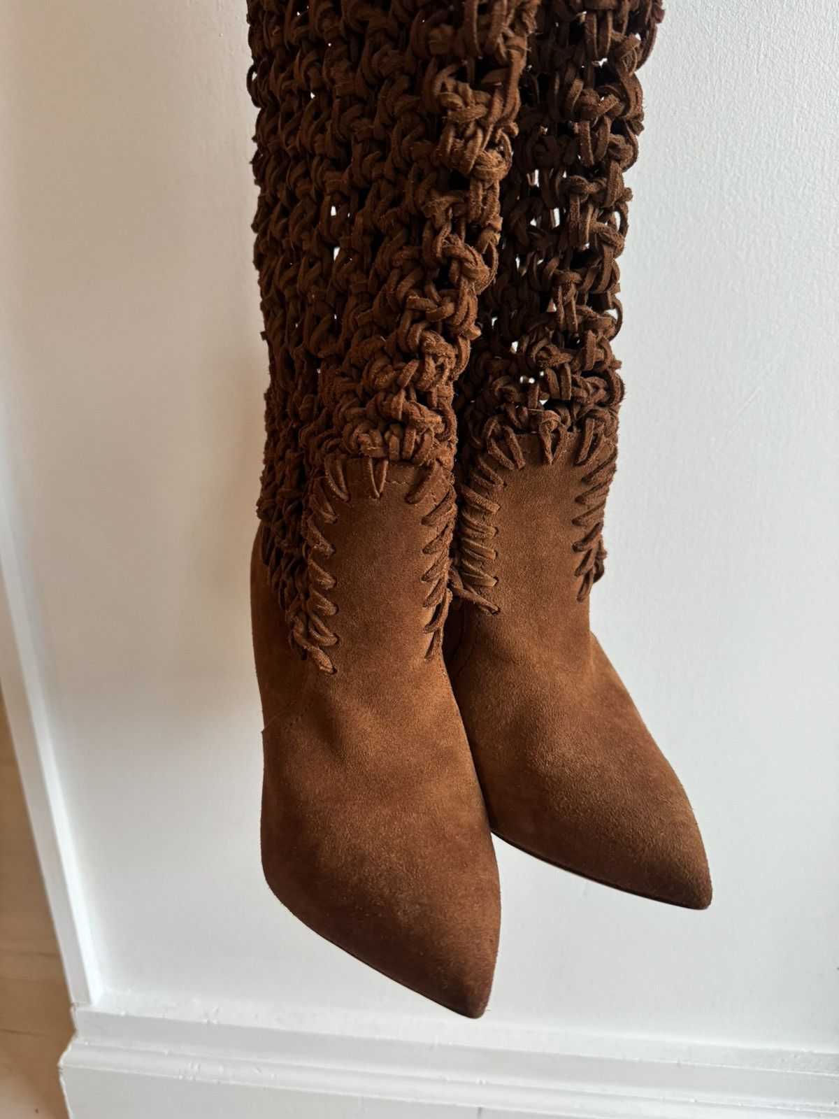 Yves Saint Laurent YSL Niki Suede boots Size US 10 / IT 40 - 7 Thumbnail
